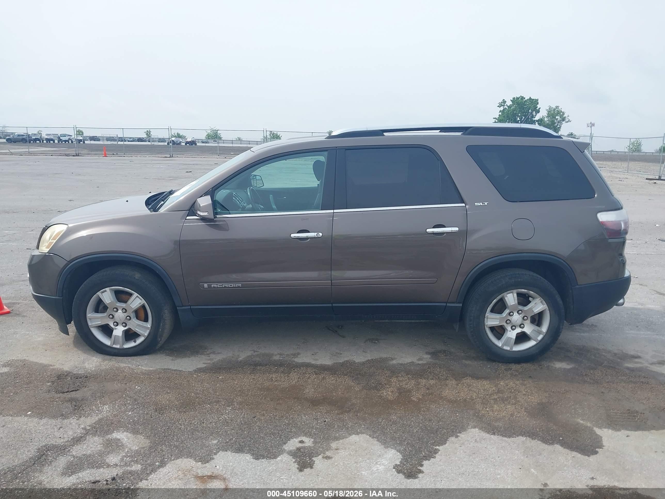 2007 Gmc Acadia Slt-1 Brown vin: 1GKER337X7J162717
