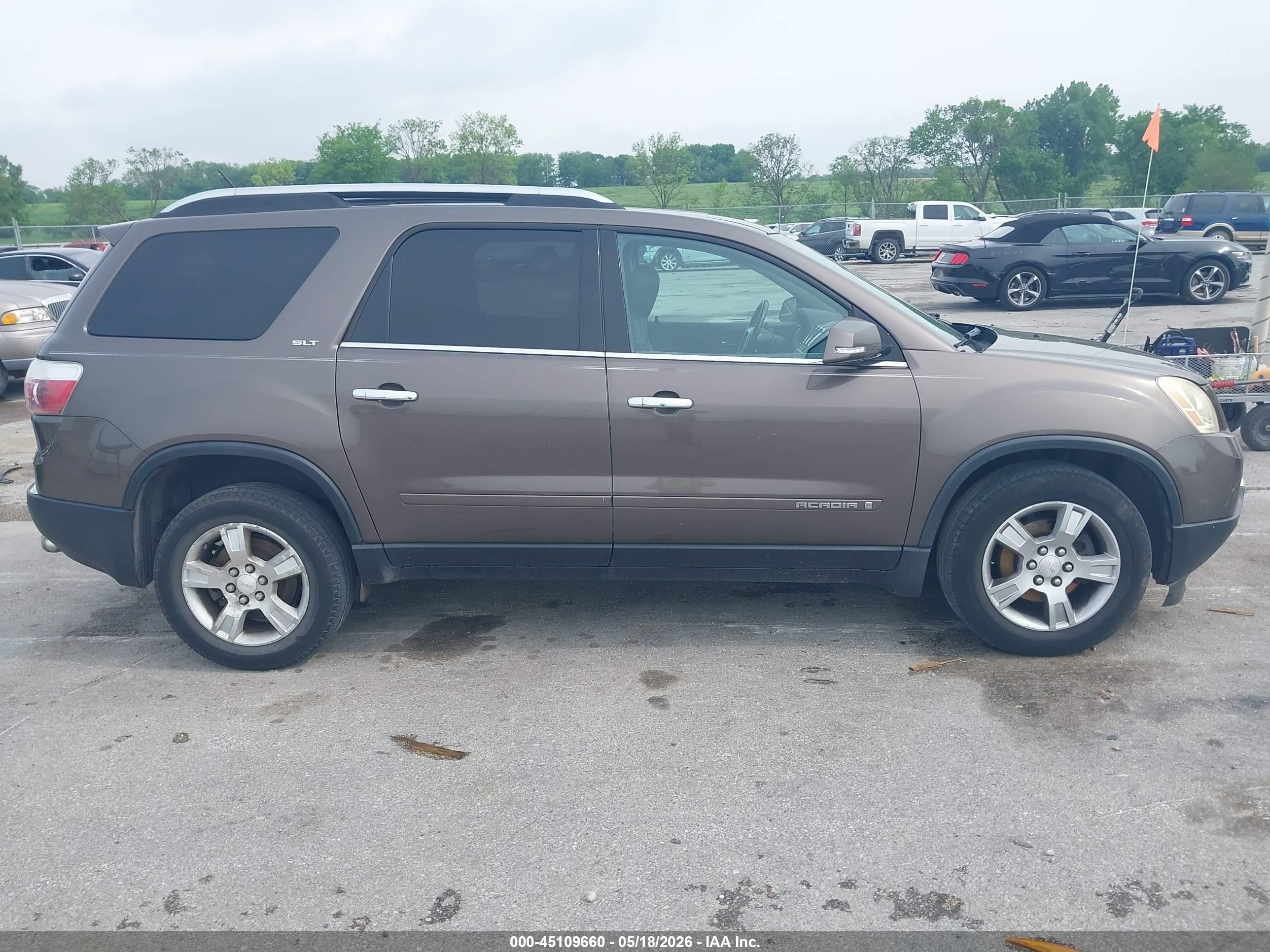 2007 Gmc Acadia Slt-1 Brown vin: 1GKER337X7J162717