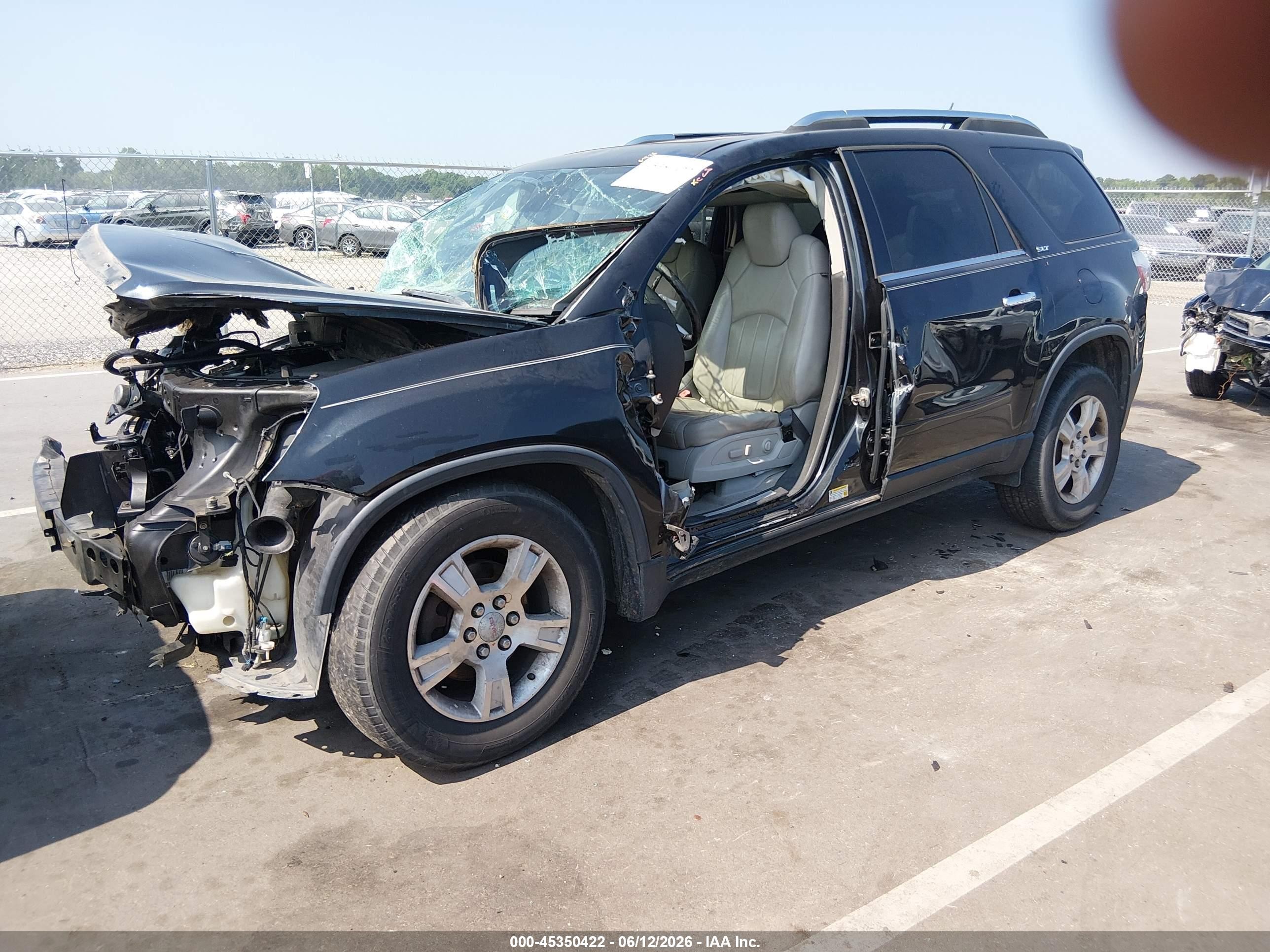 2009 Gmc Acadia Slt2 Blue vin: 1GKER33D39J159280