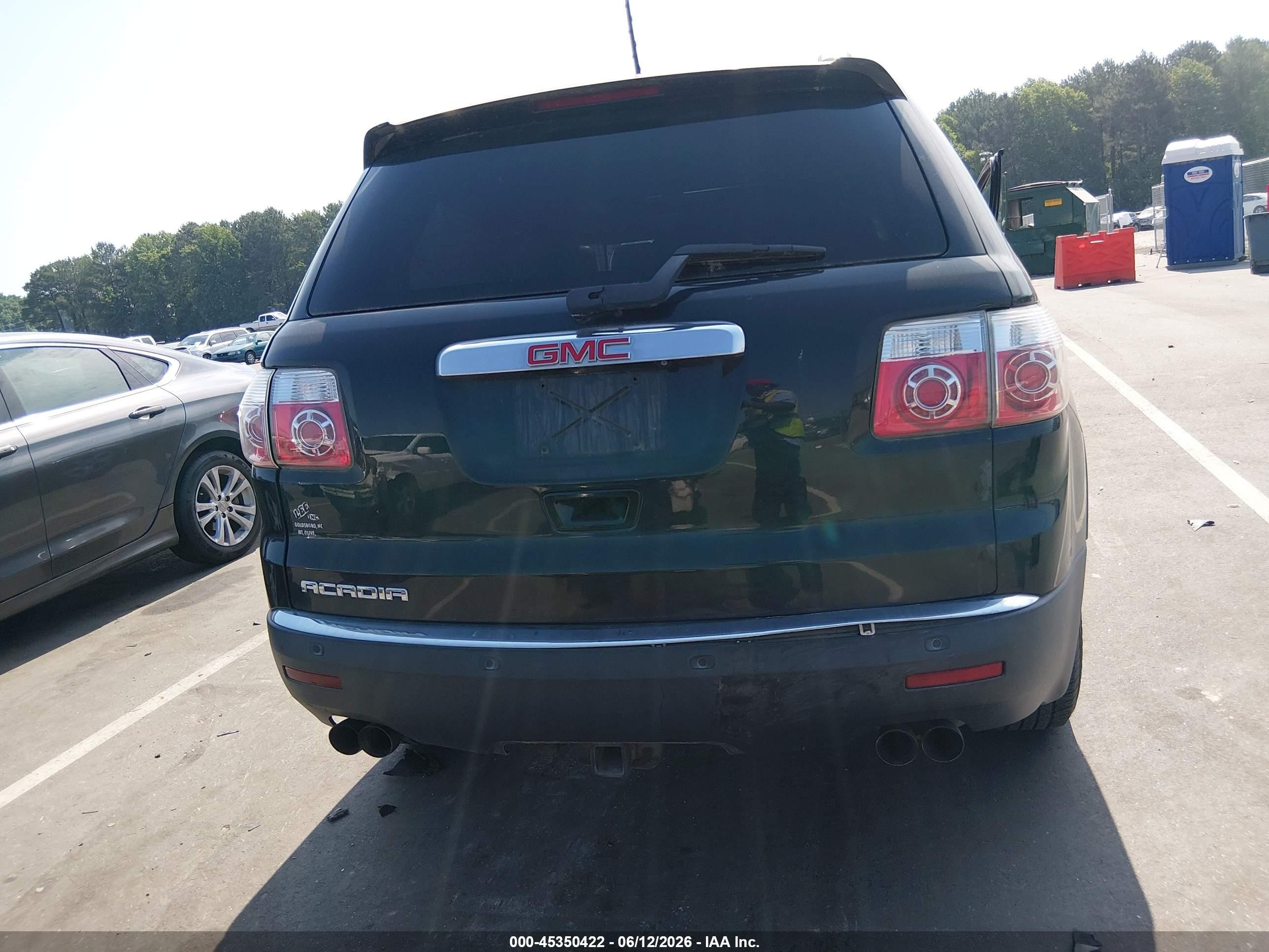 2009 Gmc Acadia Slt2 Blue vin: 1GKER33D39J159280