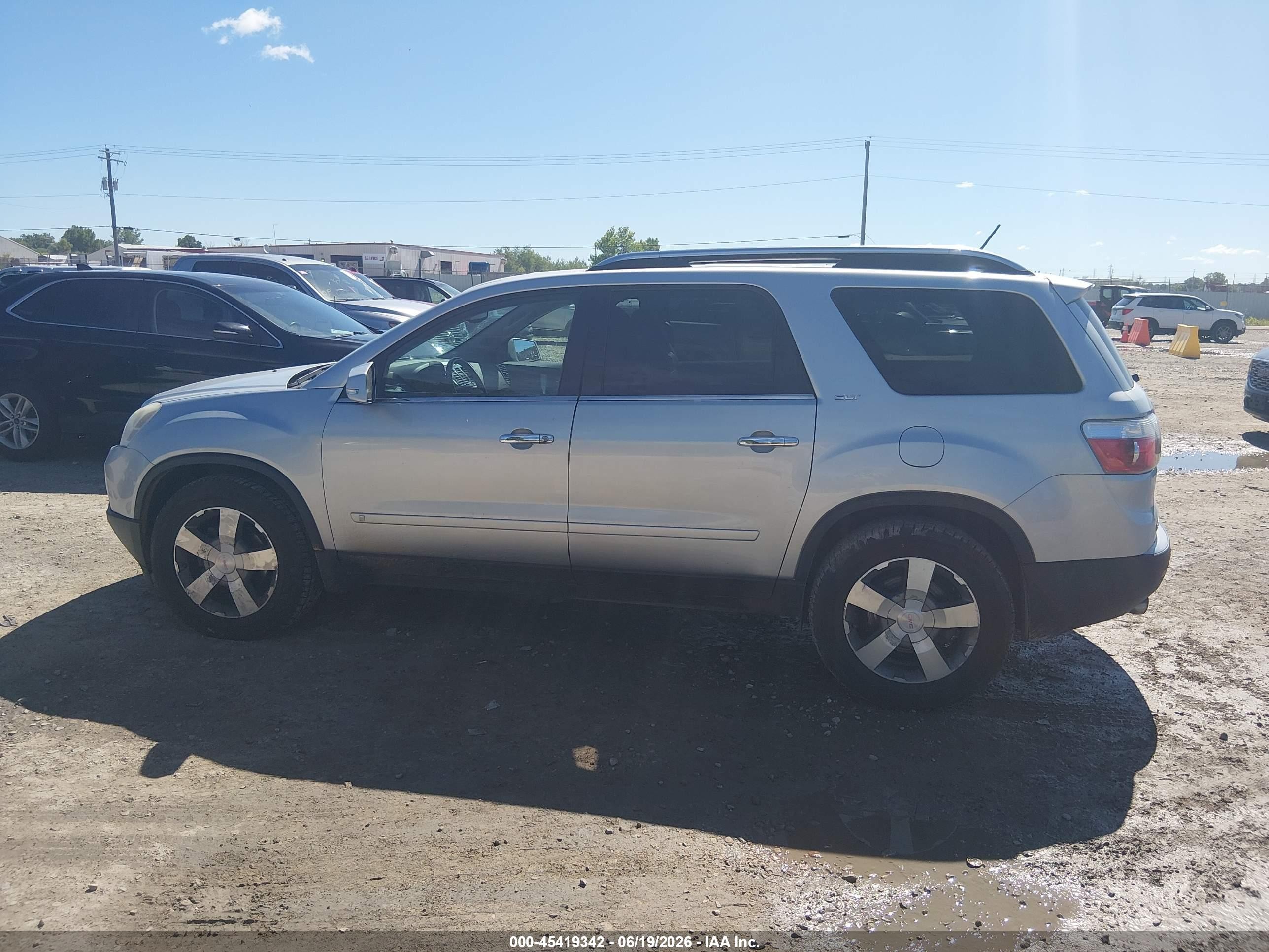 2009 Gmc Acadia Slt2 Silver vin: 1GKER33D99J199539