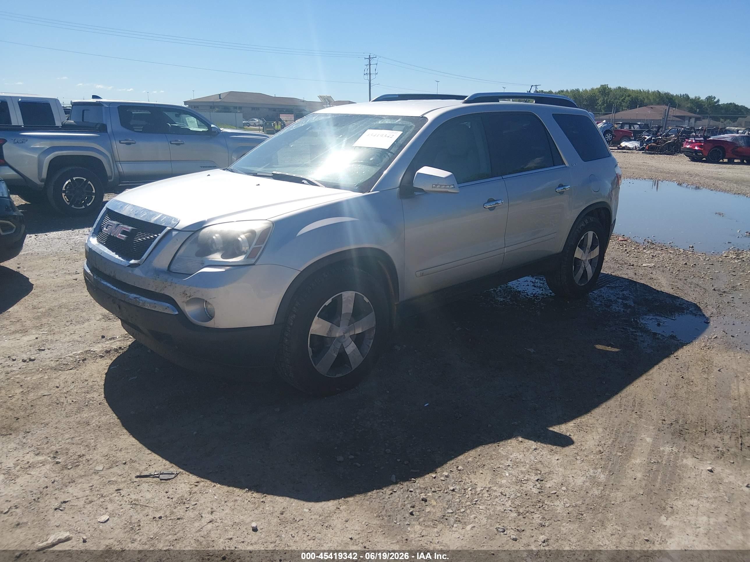 2009 Gmc Acadia Slt2 Silver vin: 1GKER33D99J199539