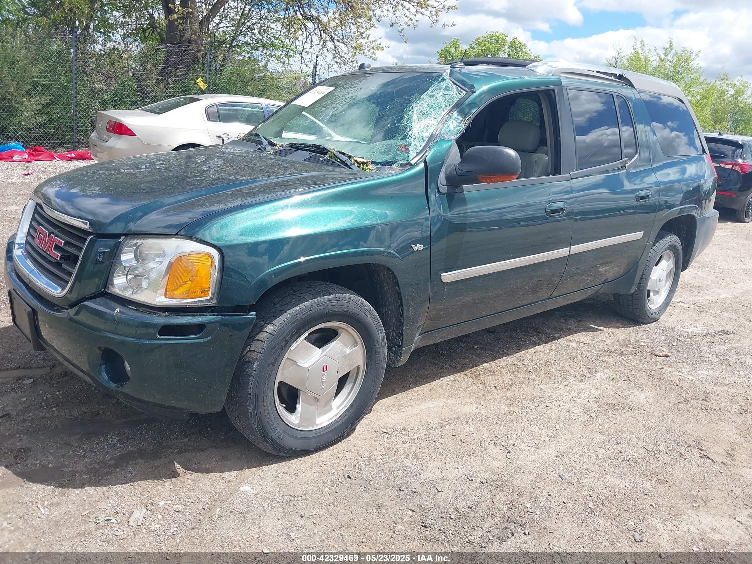 2005 Gmc Envoy Xuv Slt Зеленый vin: 1GKES12M456162129