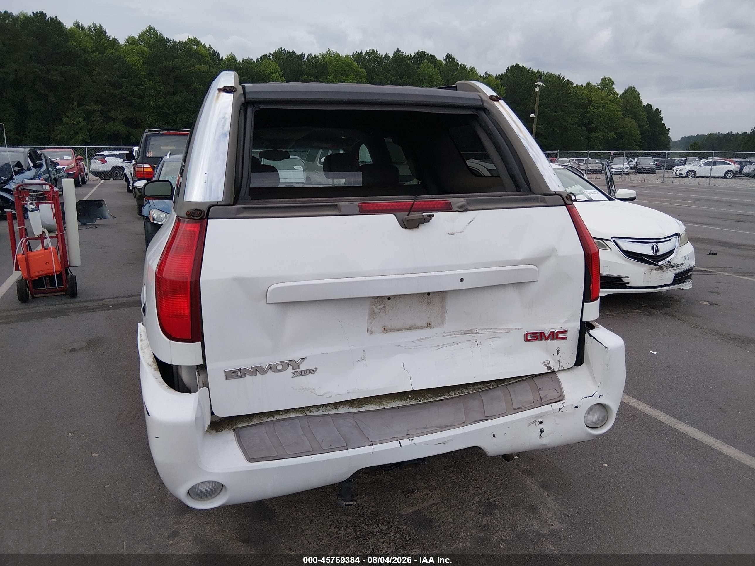 2004 Gmc Envoy Xuv Slt Белый vin: 1GKES12P846200311