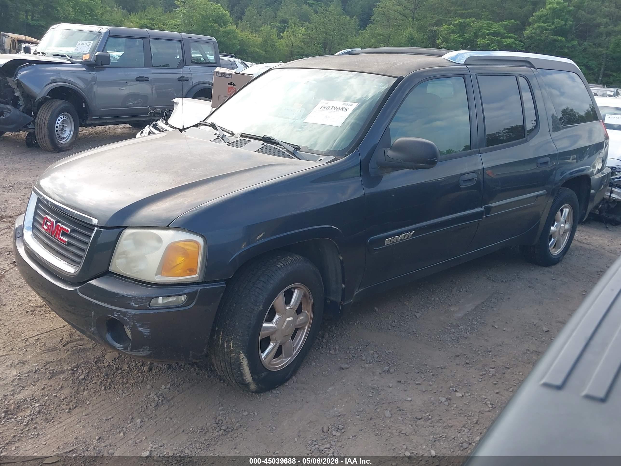 2004 Gmc Envoy Xuv Sle Черный vin: 1GKES12S846205741