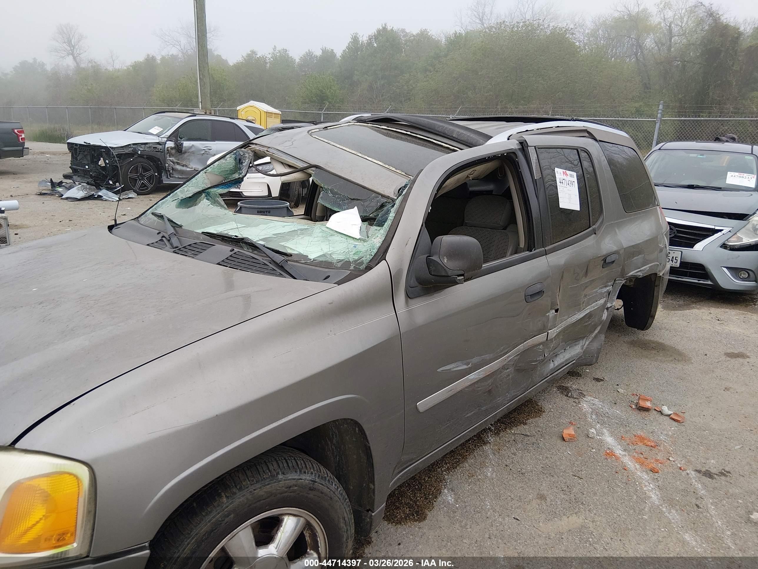 2005 Gmc Envoy Xuv Sle Серый vin: 1GKES12SX56120529
