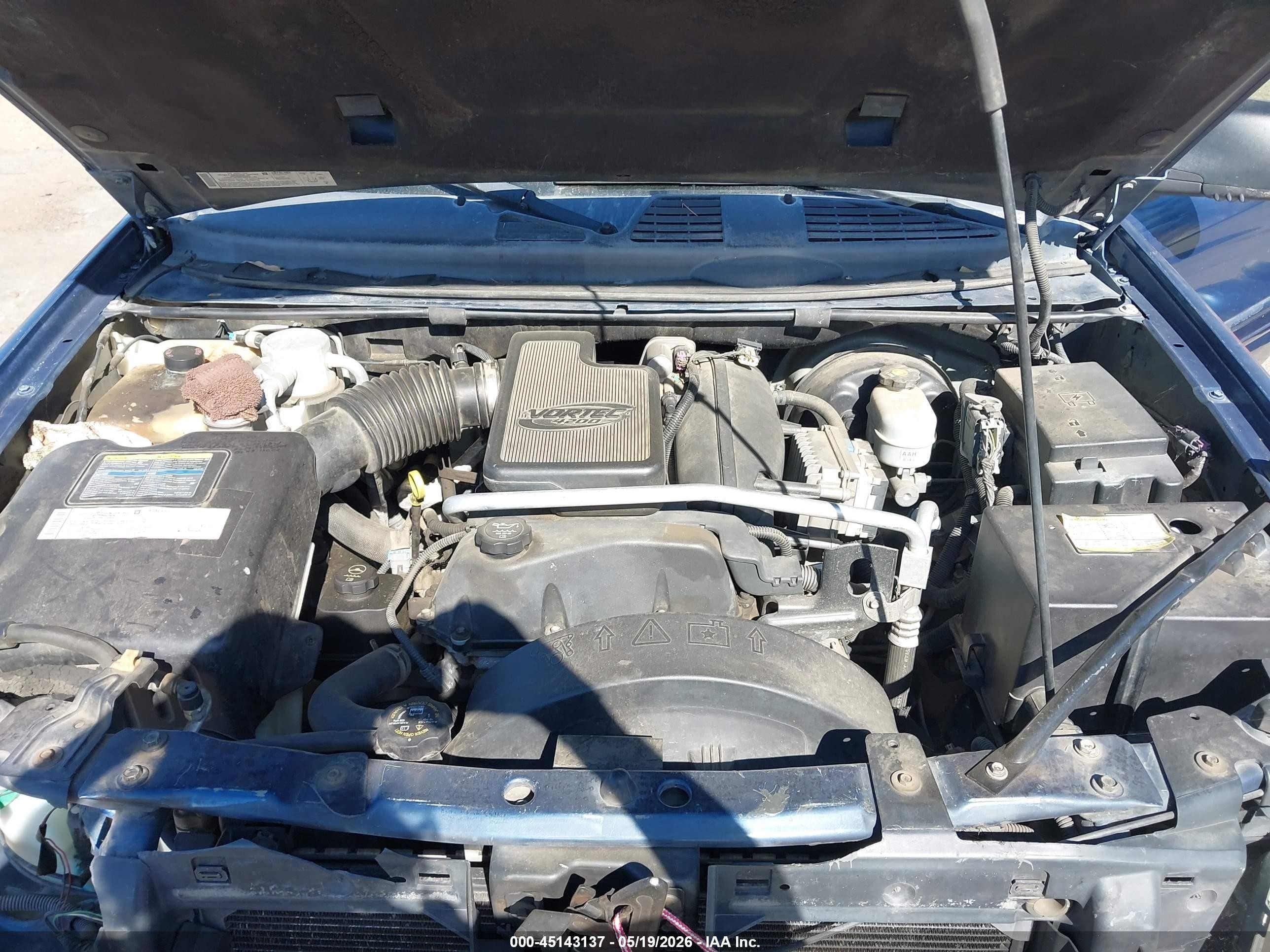 2005 Gmc Envoy Xl Sle Blue vin: 1GKES16S056124857