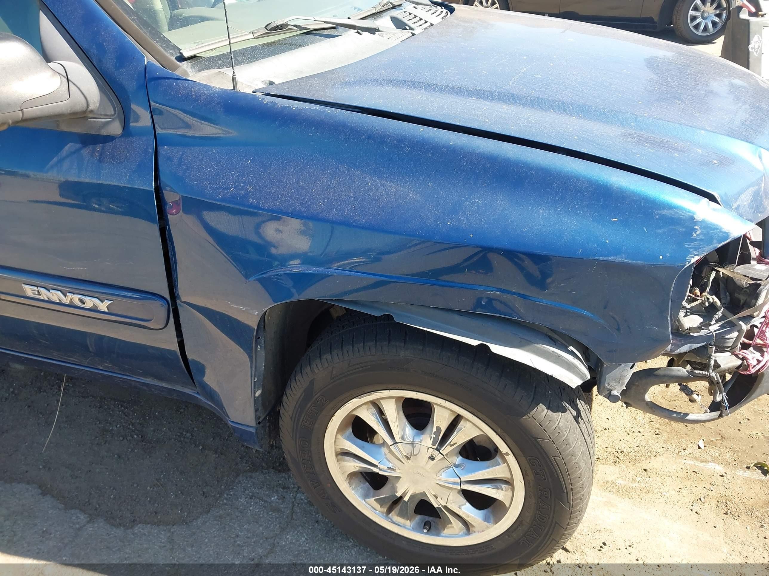 2005 Gmc Envoy Xl Sle Blue vin: 1GKES16S056124857