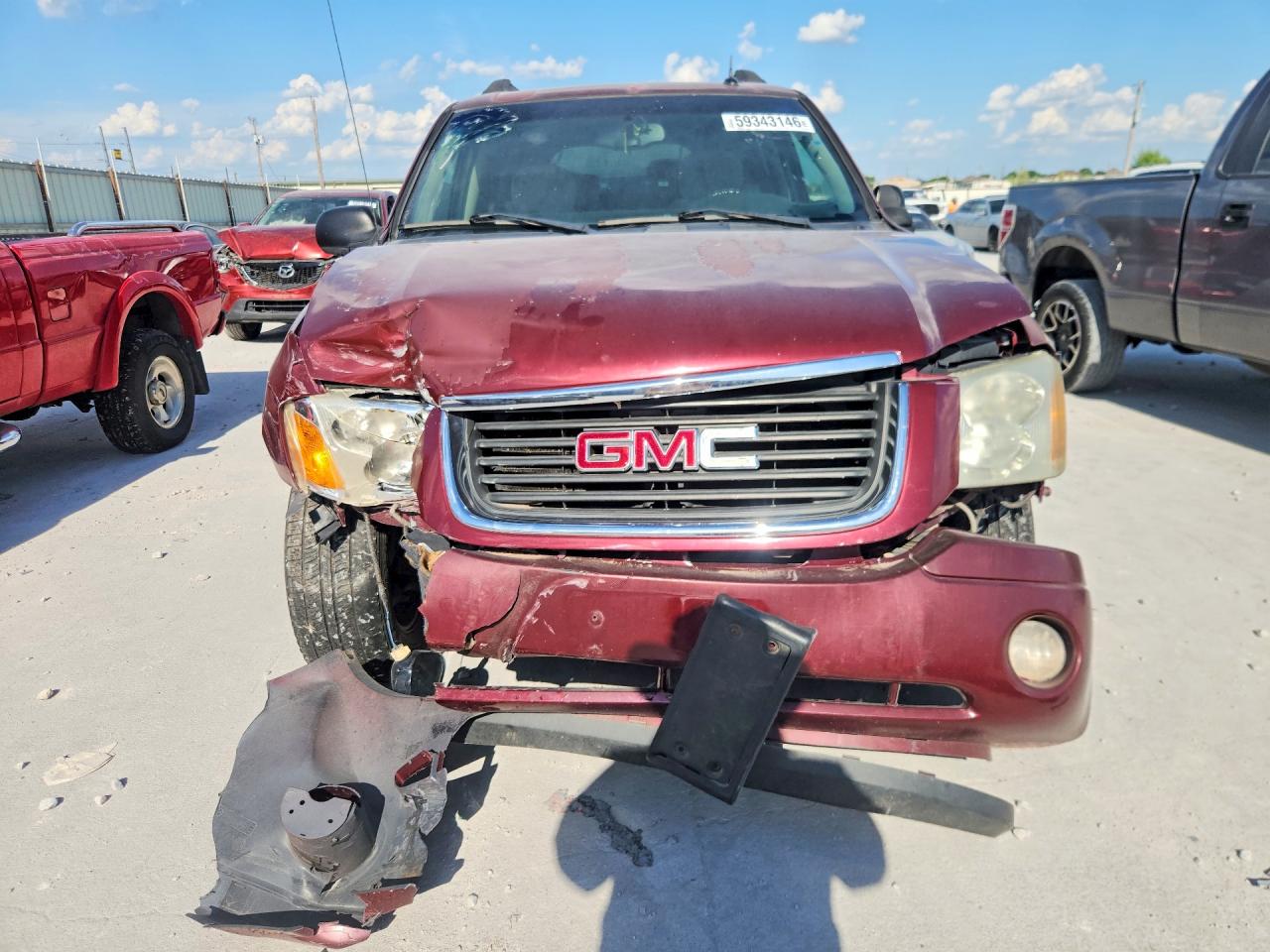 2005 Gmc Envoy Xl Red vin: 1GKES16S056162430