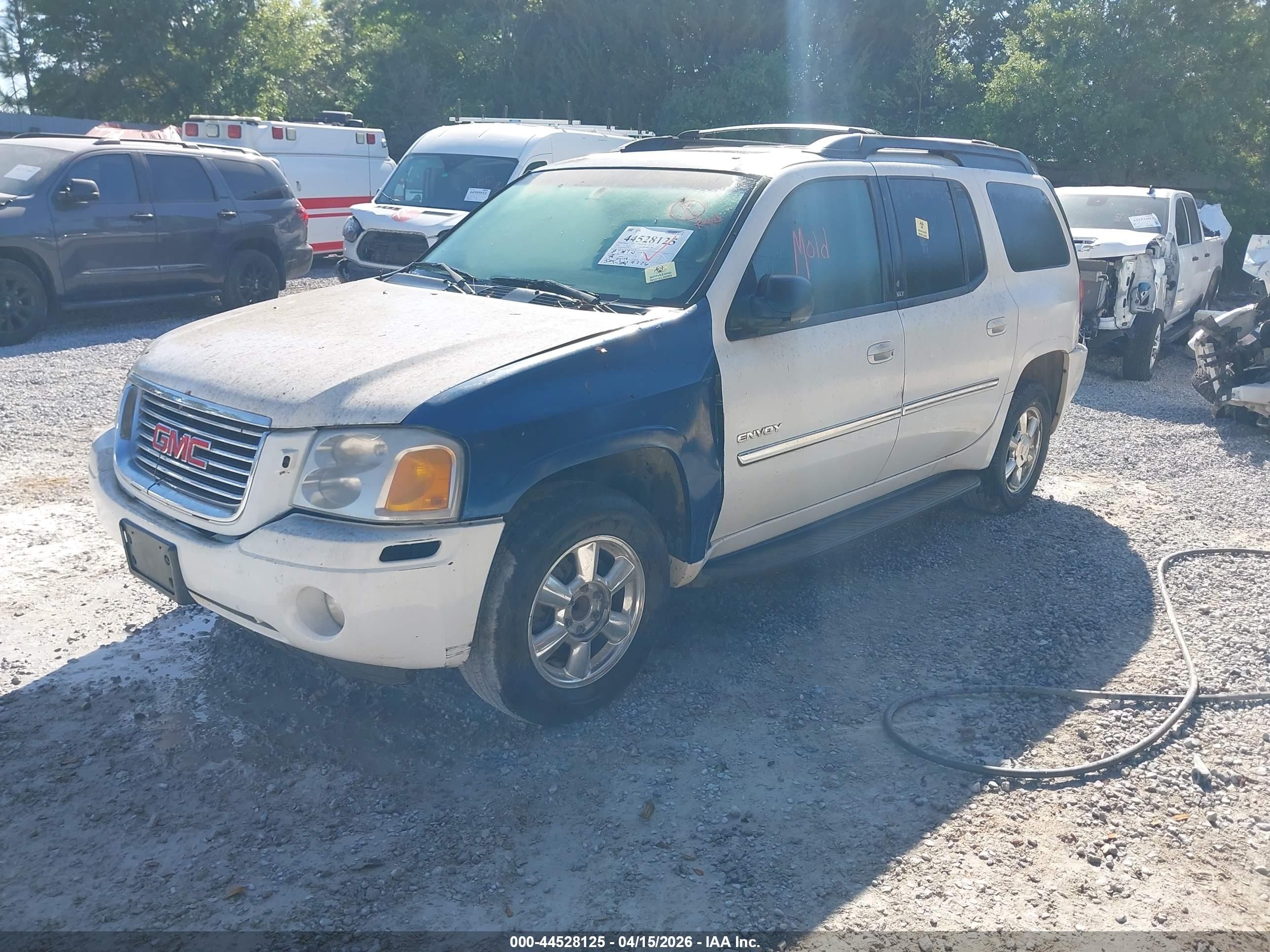 2006 Gmc Envoy Xl Slt White vin: 1GKES16S066139277