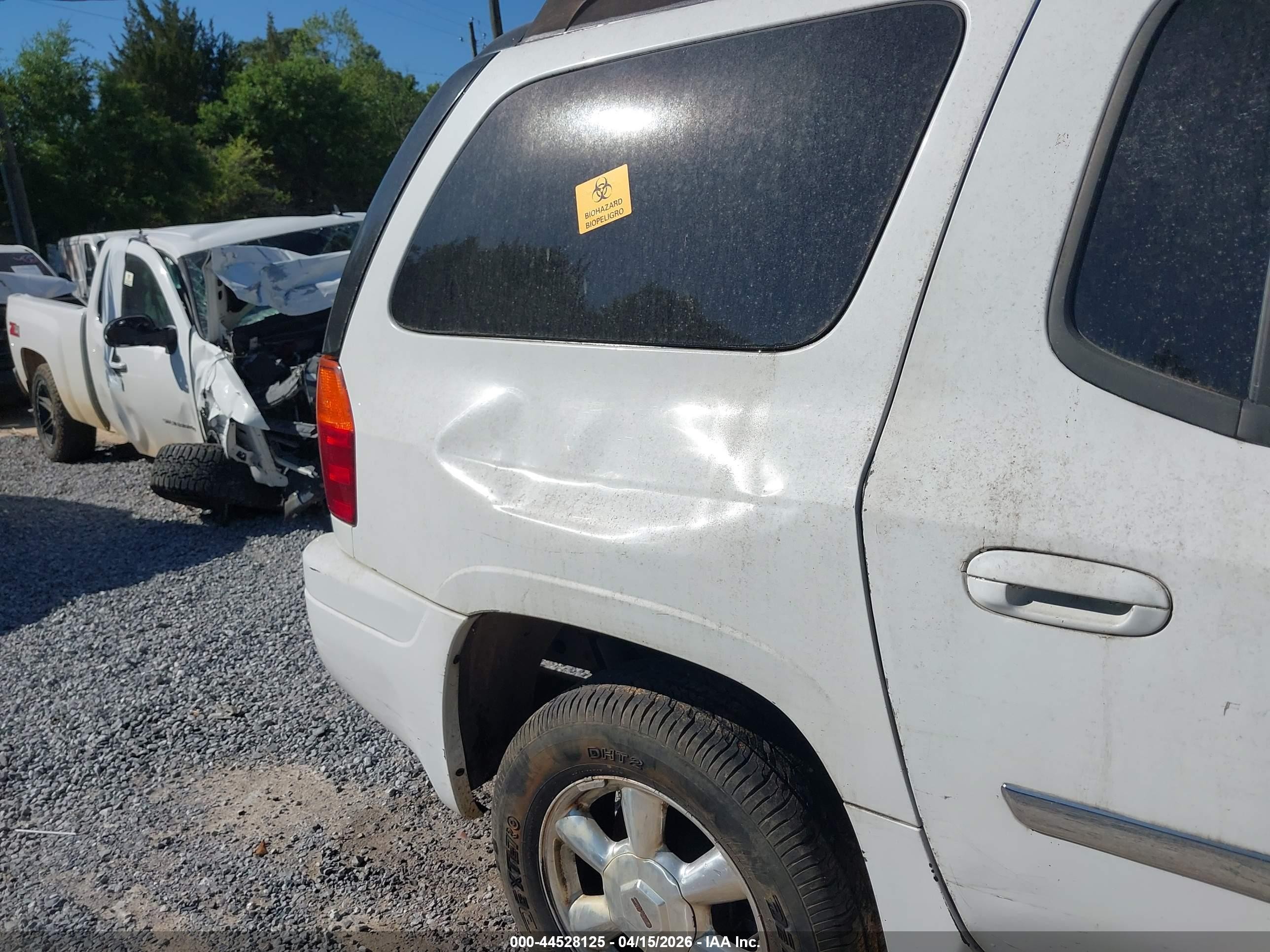 2006 Gmc Envoy Xl Slt White vin: 1GKES16S066139277