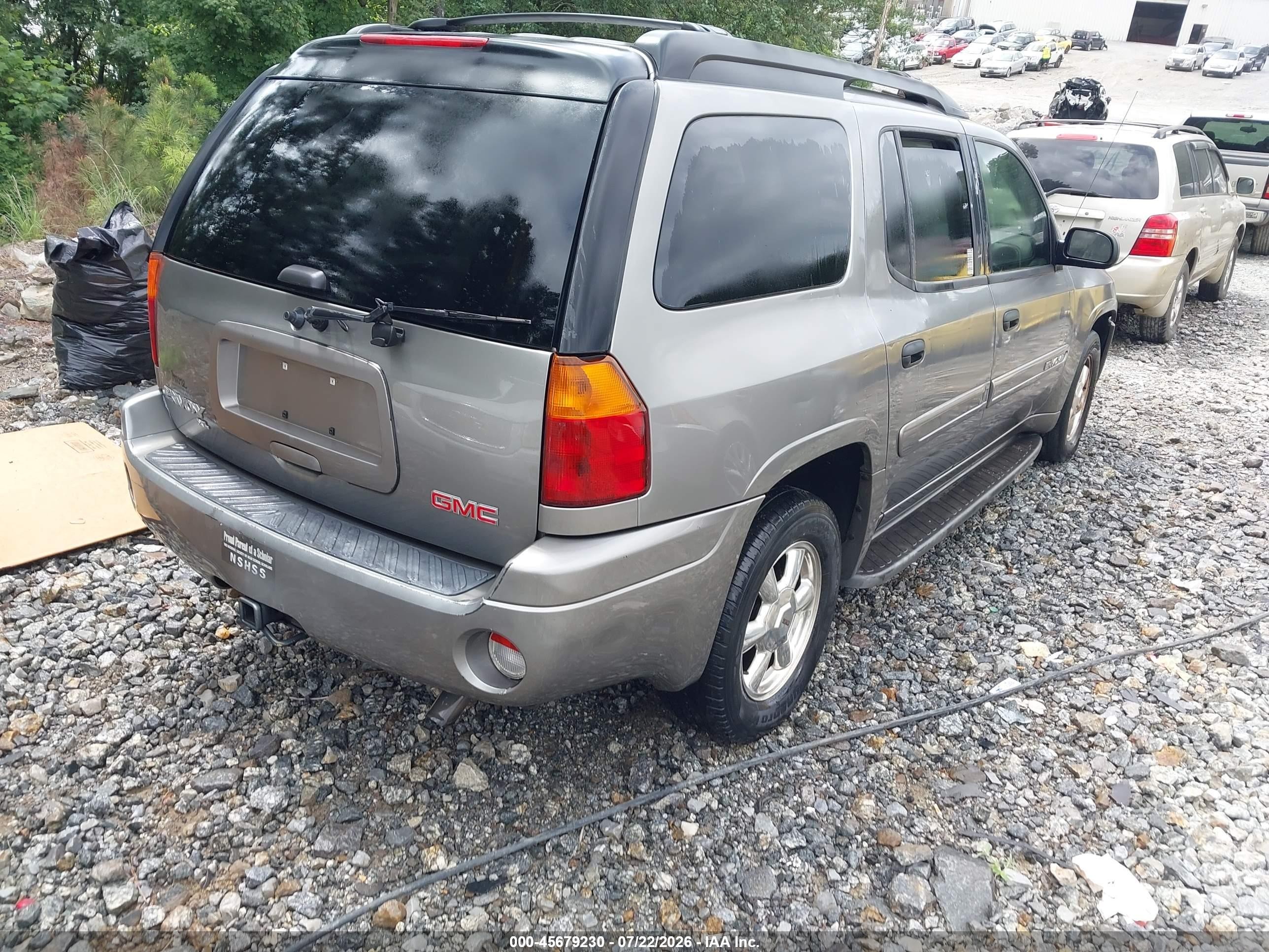 2005 Gmc Envoy Xl Sle Brown vin: 1GKES16S156134541