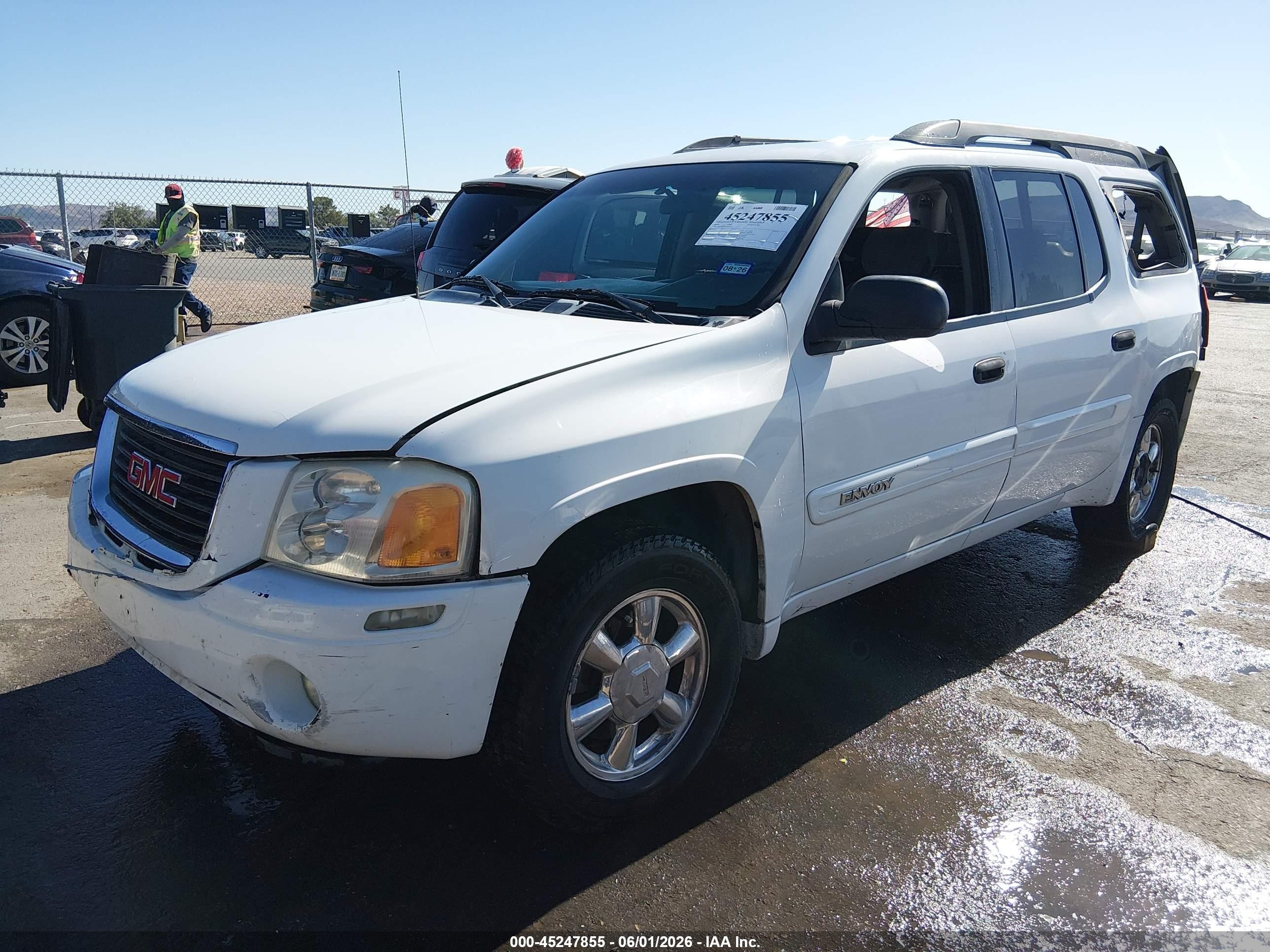 2004 Gmc Envoy Xl Sle White vin: 1GKES16S246212436