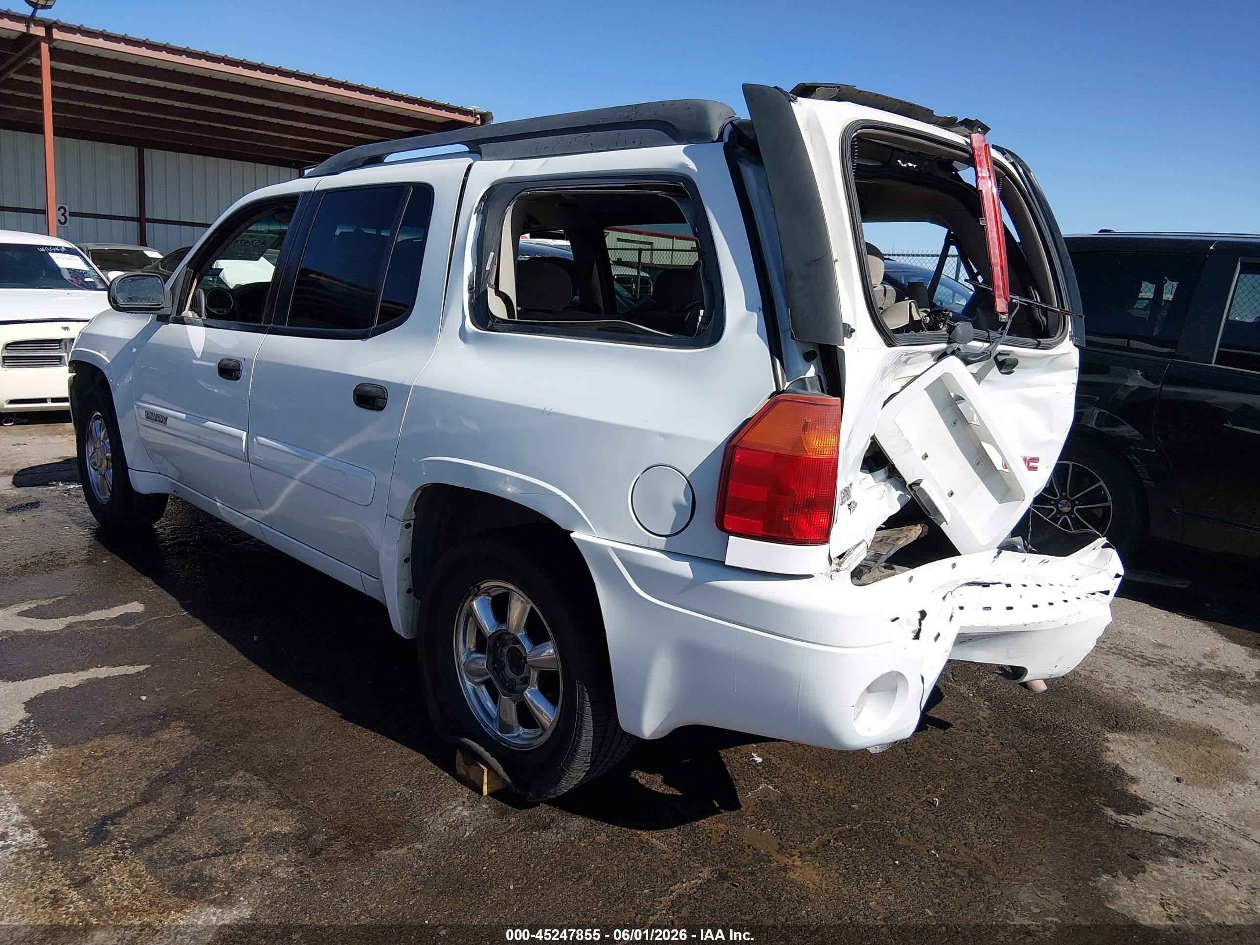 2004 Gmc Envoy Xl Sle White vin: 1GKES16S246212436