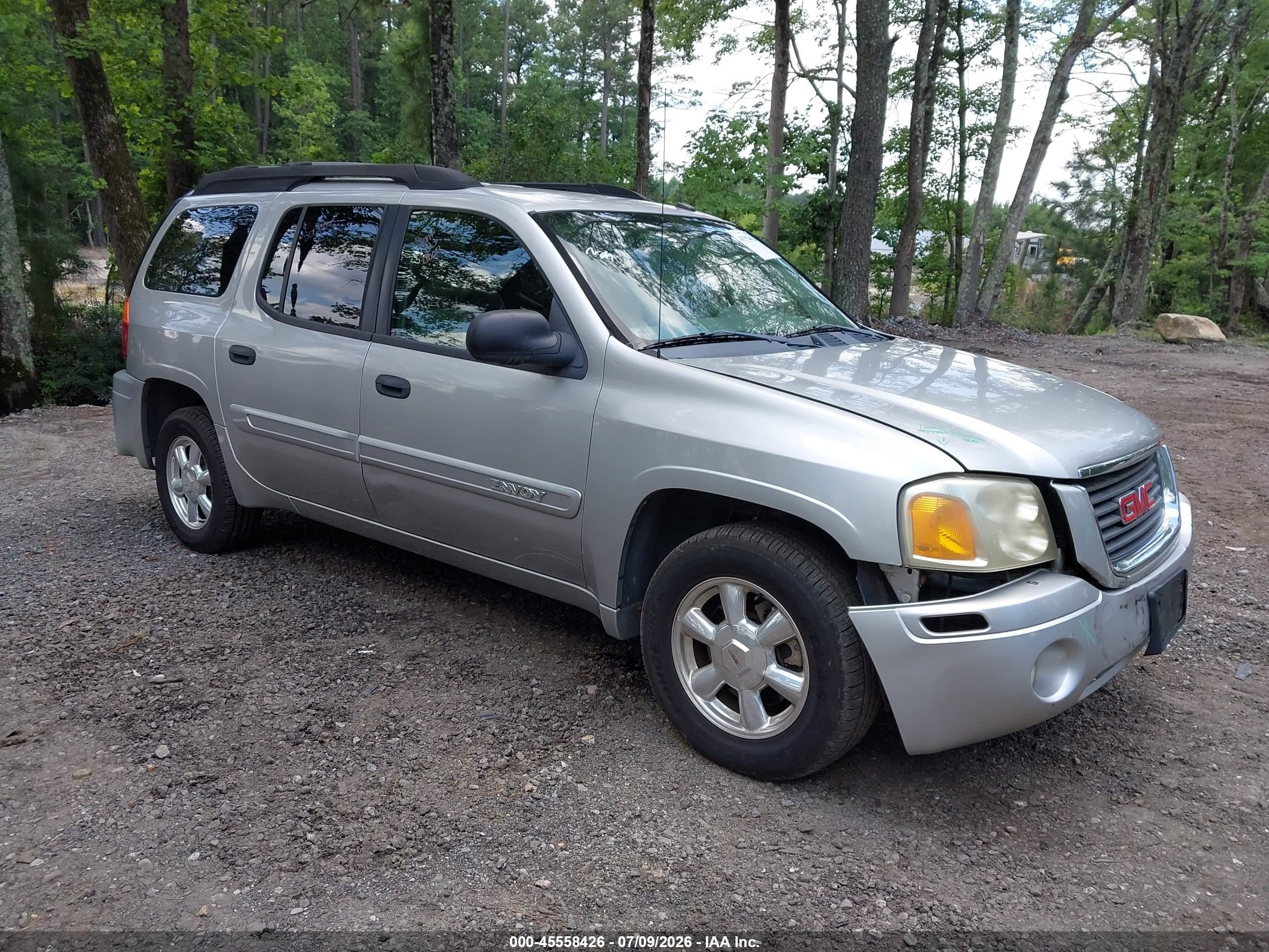 2005 Gmc Envoy Xl Sle Silver vin: 1GKES16S256153468