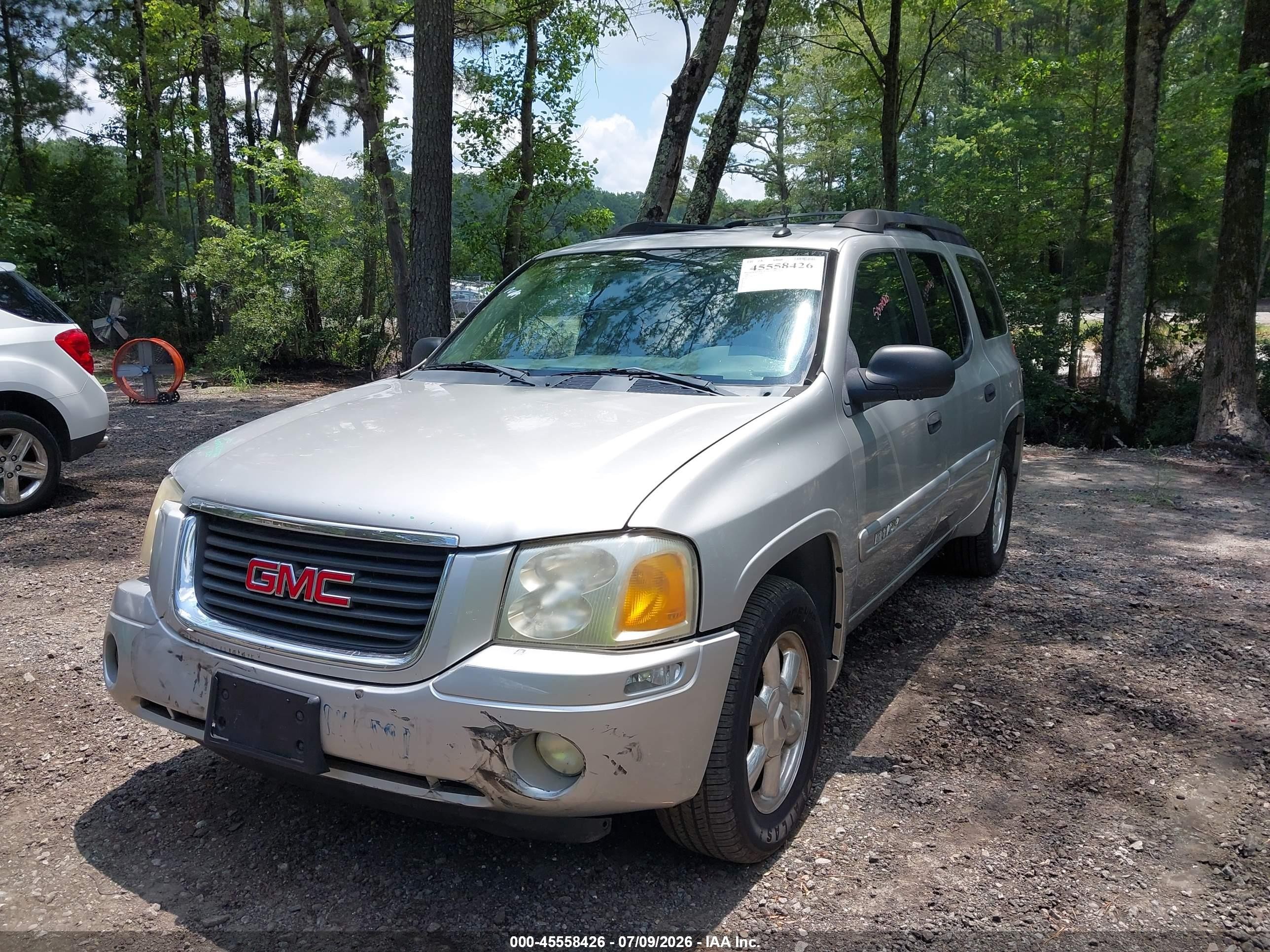 2005 Gmc Envoy Xl Sle Silver vin: 1GKES16S256153468