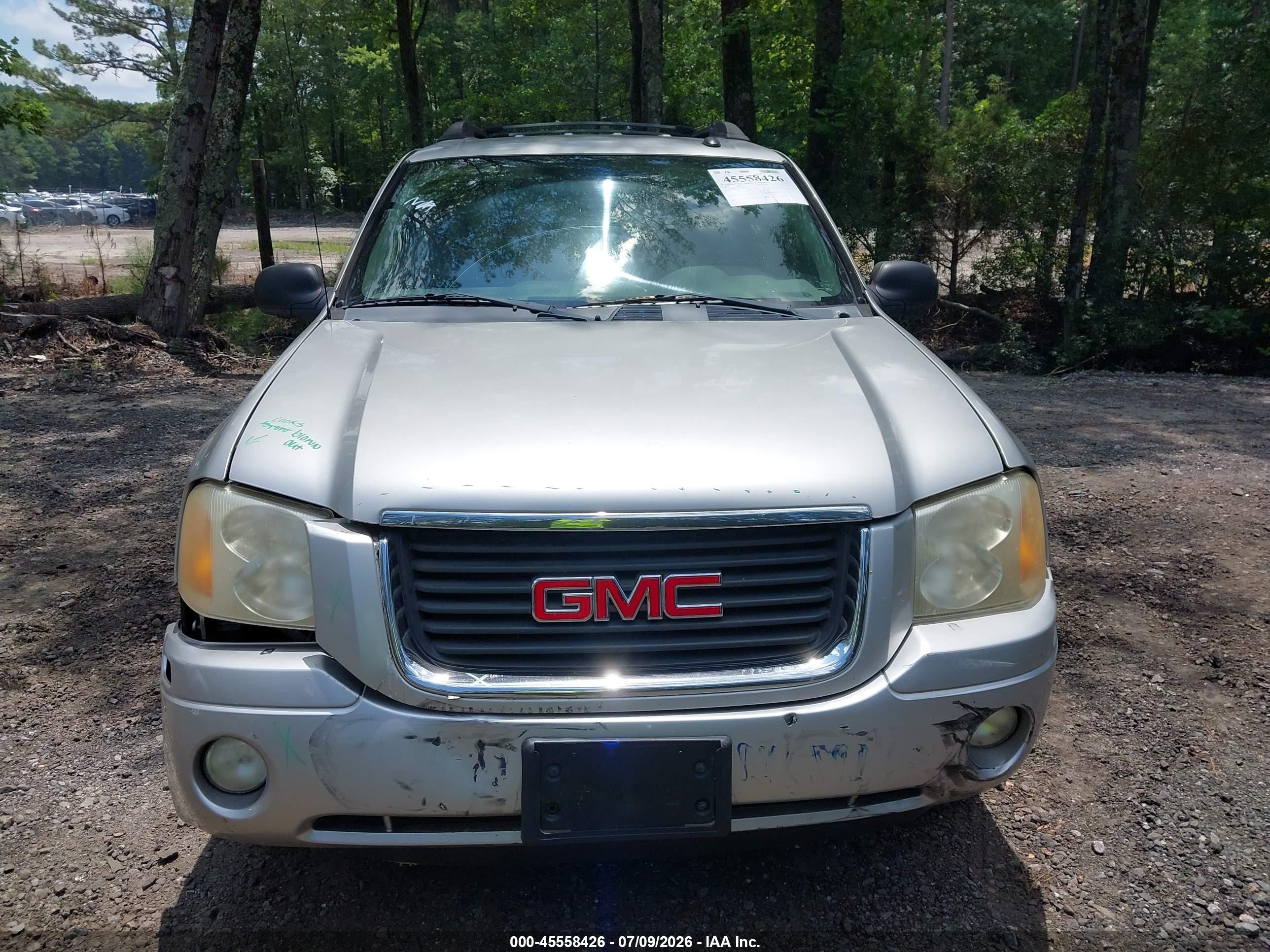 2005 Gmc Envoy Xl Sle Silver vin: 1GKES16S256153468