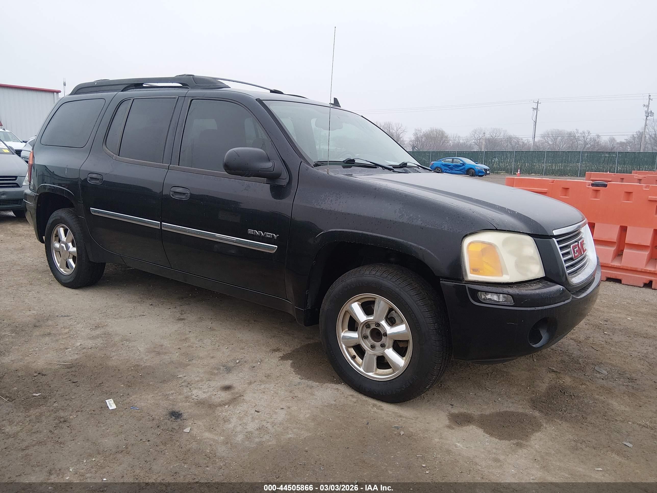 2006 Gmc Envoy Xl Sle Черный vin: 1GKES16S266149471