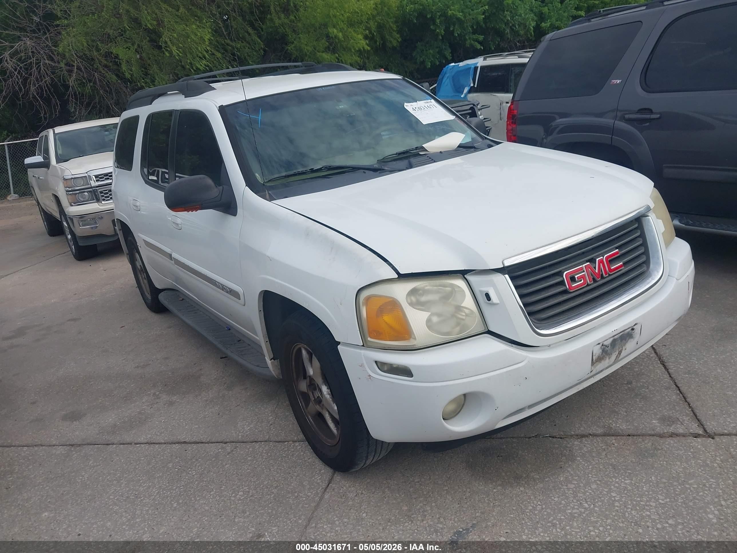 2003 Gmc Envoy Xl Slt White vin: 1GKES16S336117558