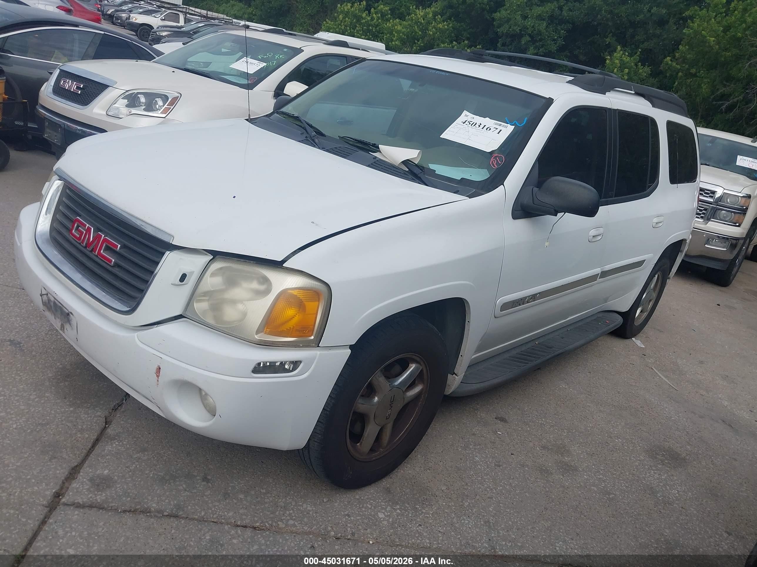 2003 Gmc Envoy Xl Slt White vin: 1GKES16S336117558