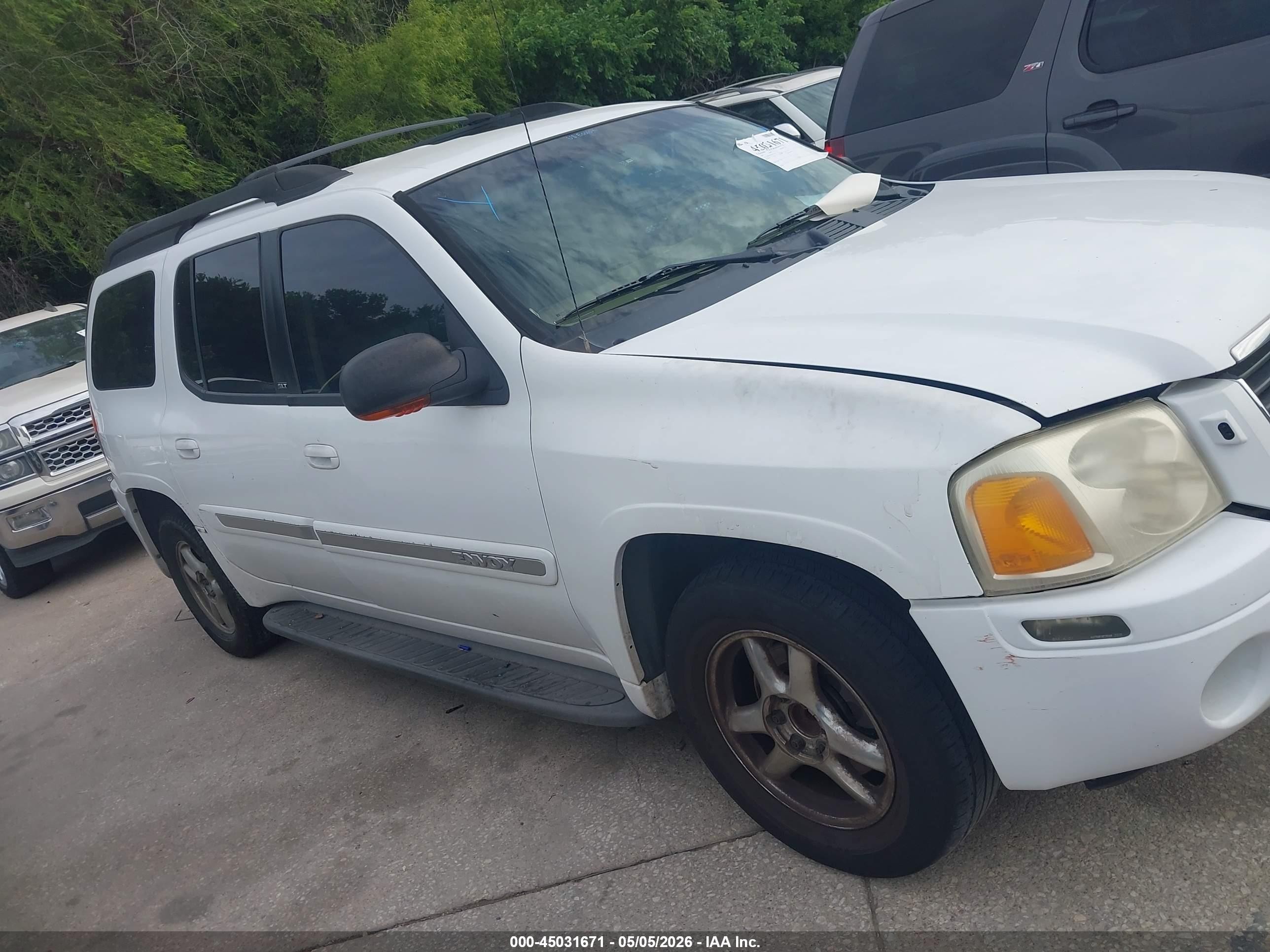 2003 Gmc Envoy Xl Slt White vin: 1GKES16S336117558