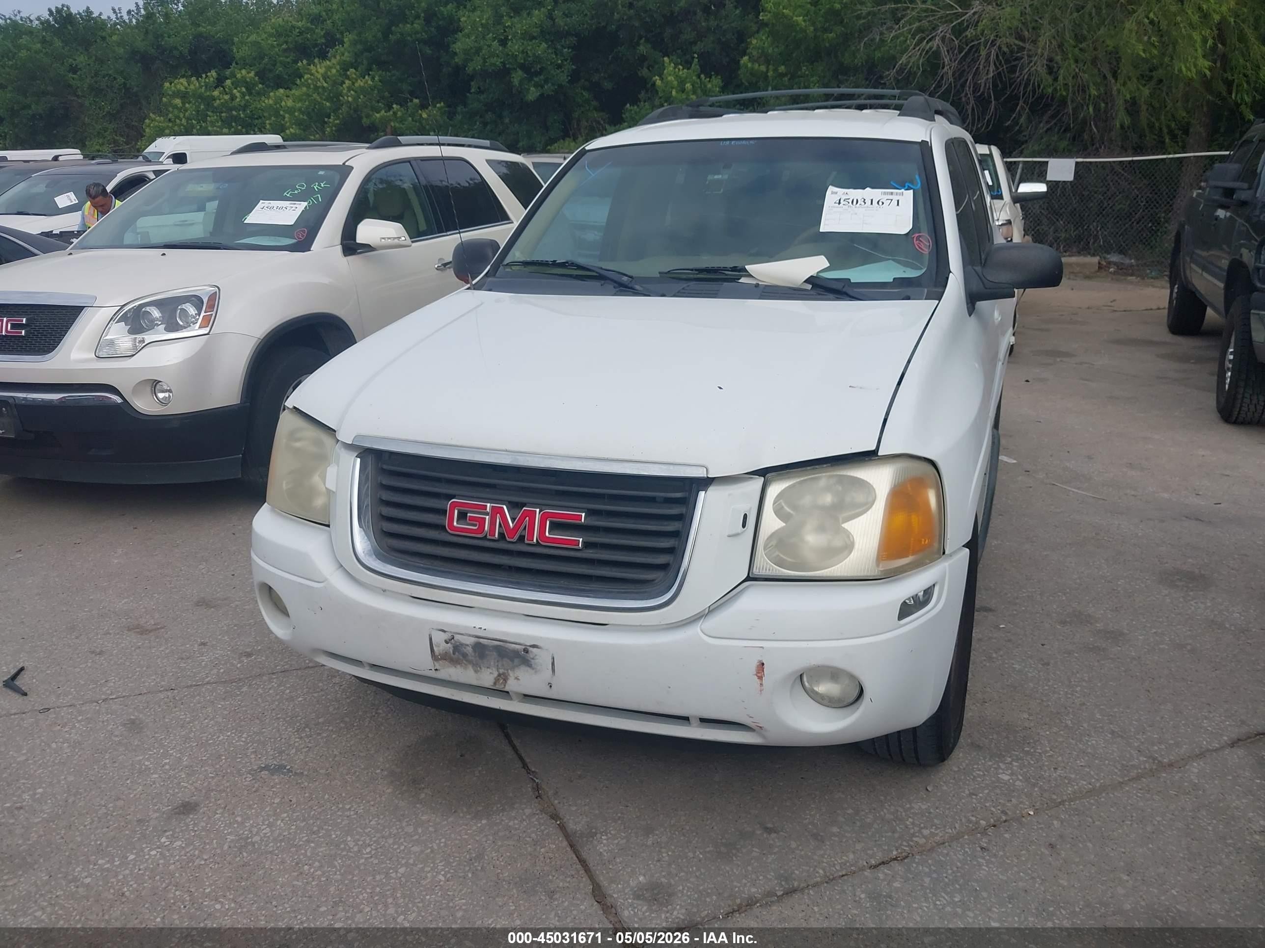 2003 Gmc Envoy Xl Slt White vin: 1GKES16S336117558