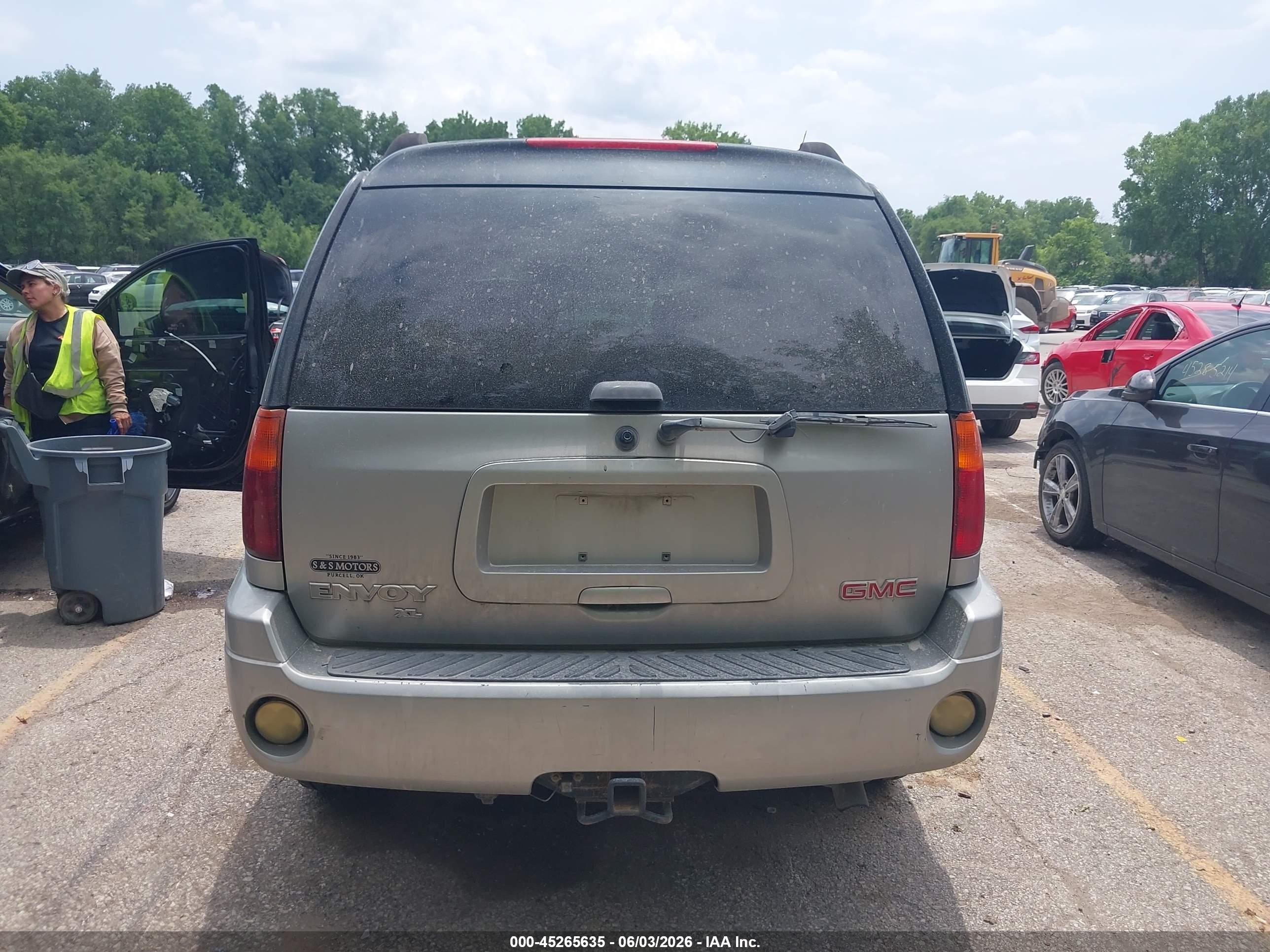2004 Gmc Envoy Xl Sle Серебряный vin: 1GKES16S346123362