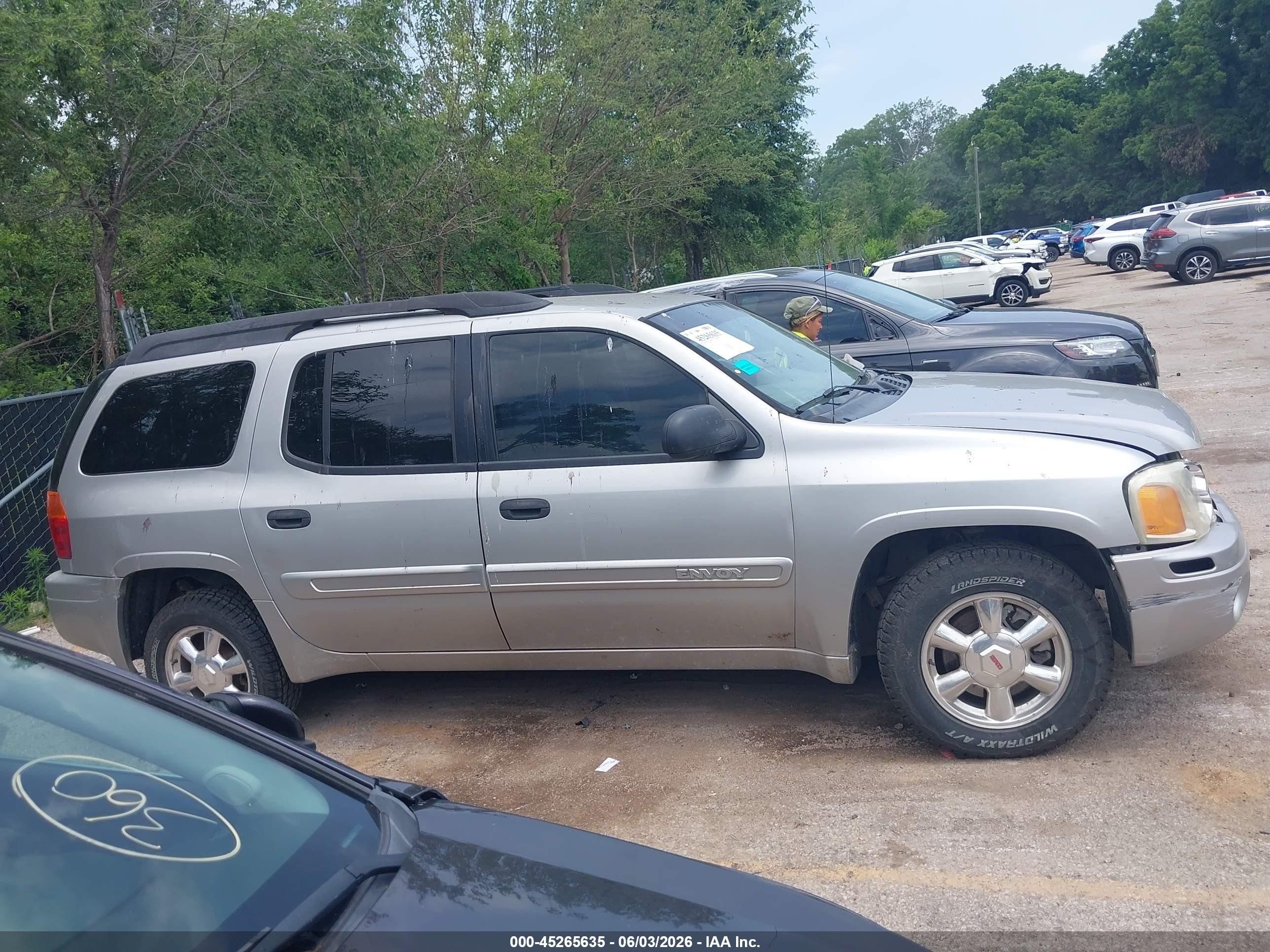 2004 Gmc Envoy Xl Sle Серебряный vin: 1GKES16S346123362