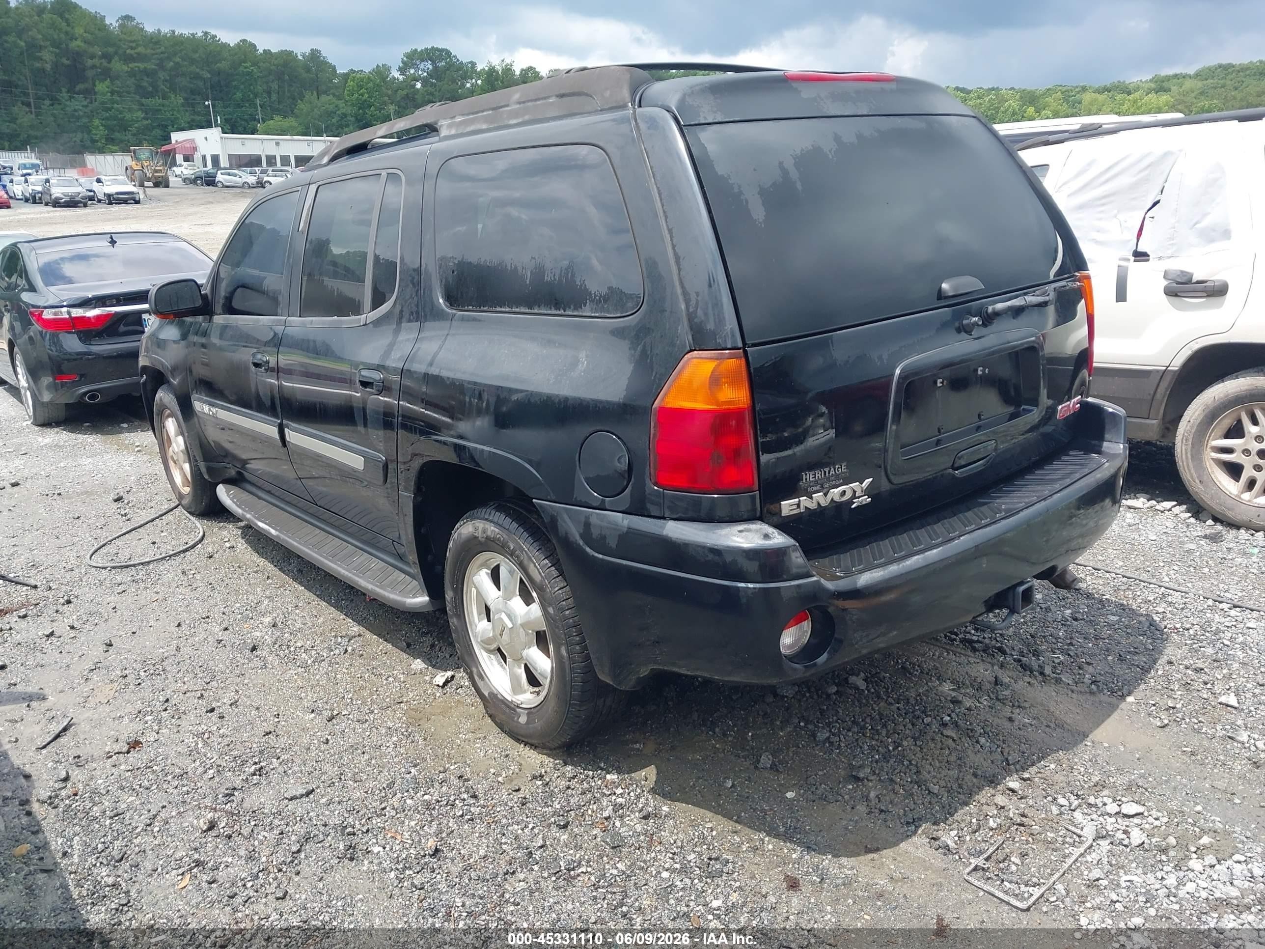 2005 Gmc Envoy Xl Slt Black vin: 1GKES16S556163931