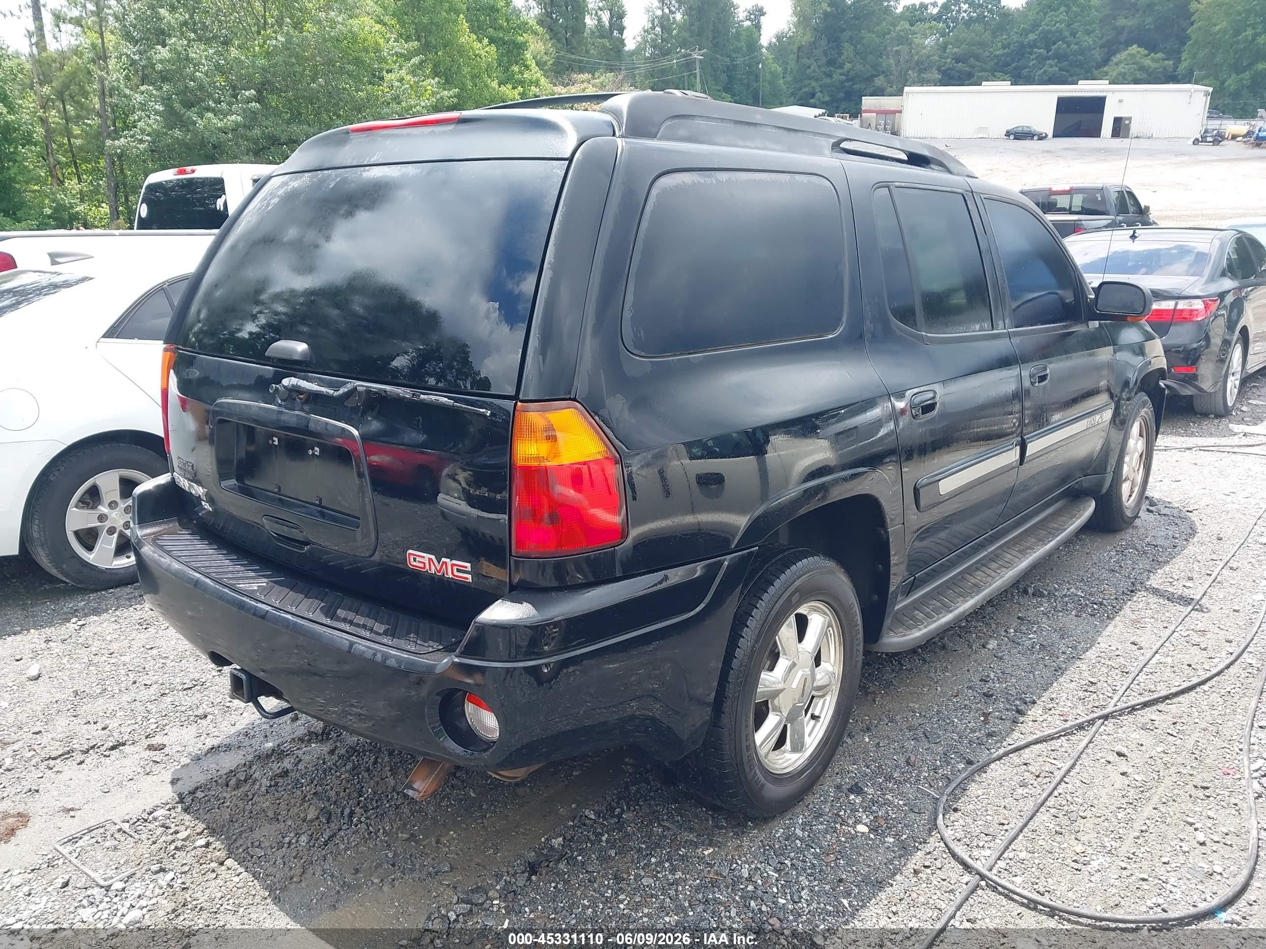 2005 Gmc Envoy Xl Slt Black vin: 1GKES16S556163931