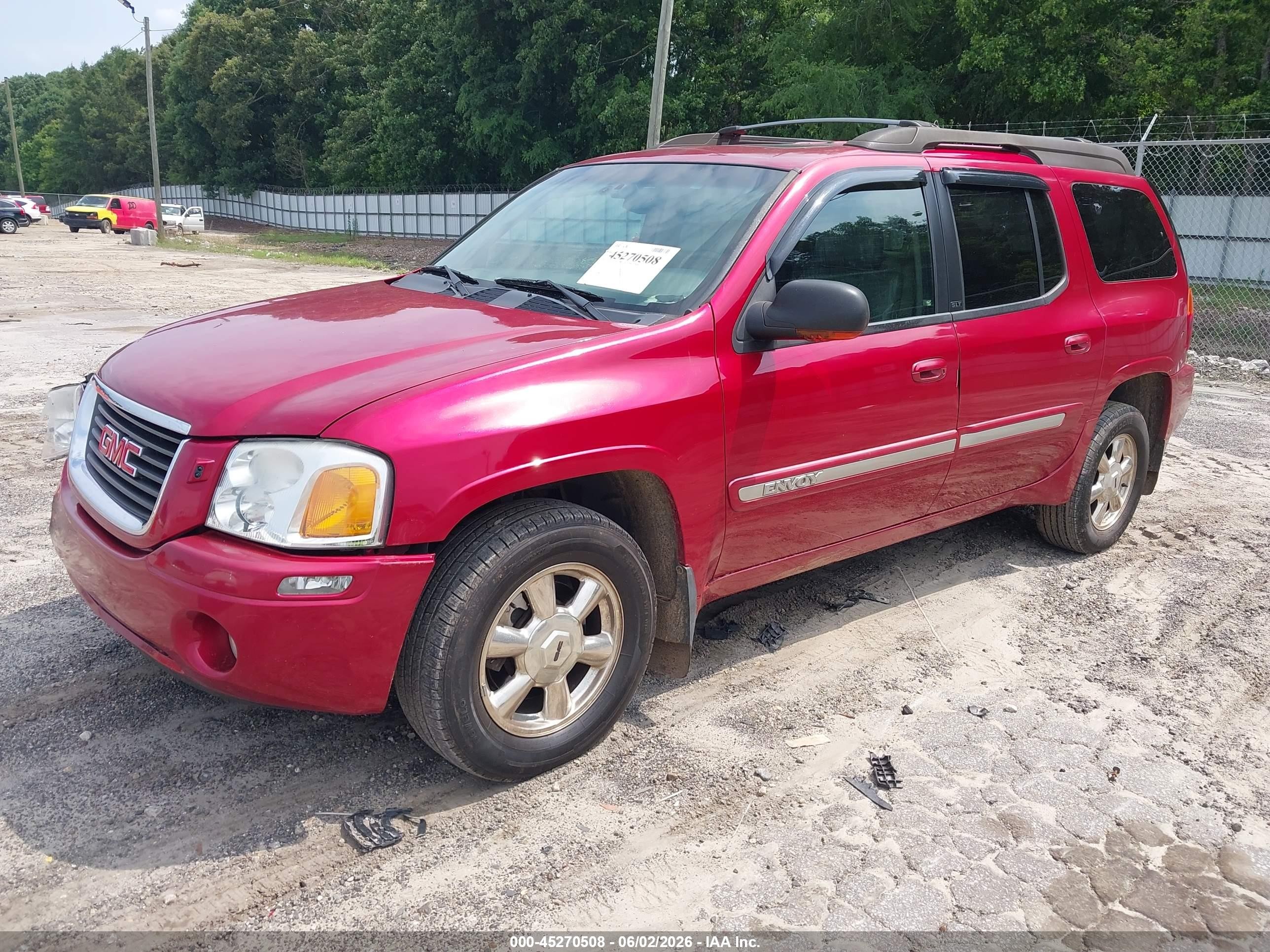 2002 Gmc Envoy Xl Slt Red vin: 1GKES16S626118122