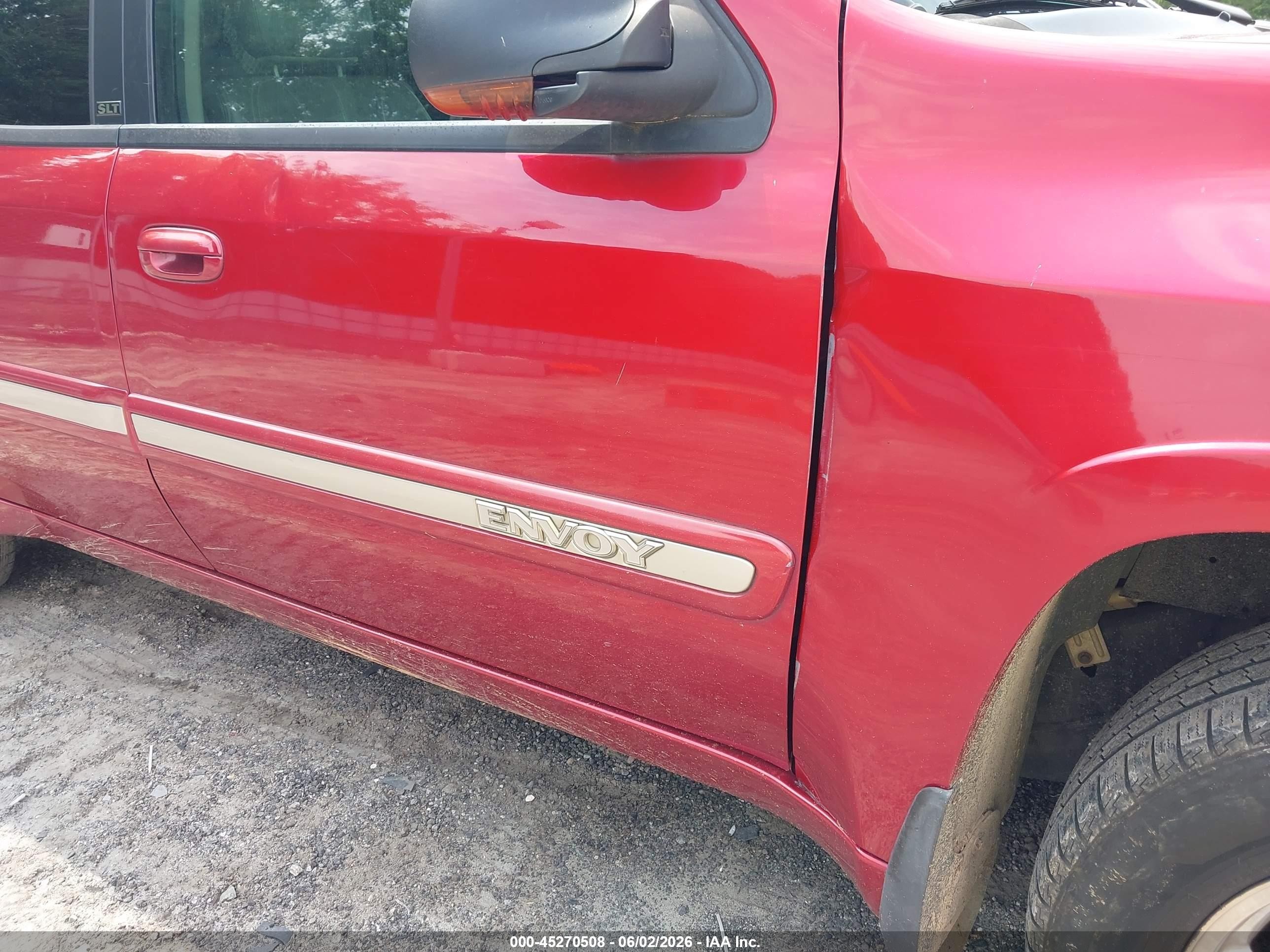 2002 Gmc Envoy Xl Slt Red vin: 1GKES16S626118122
