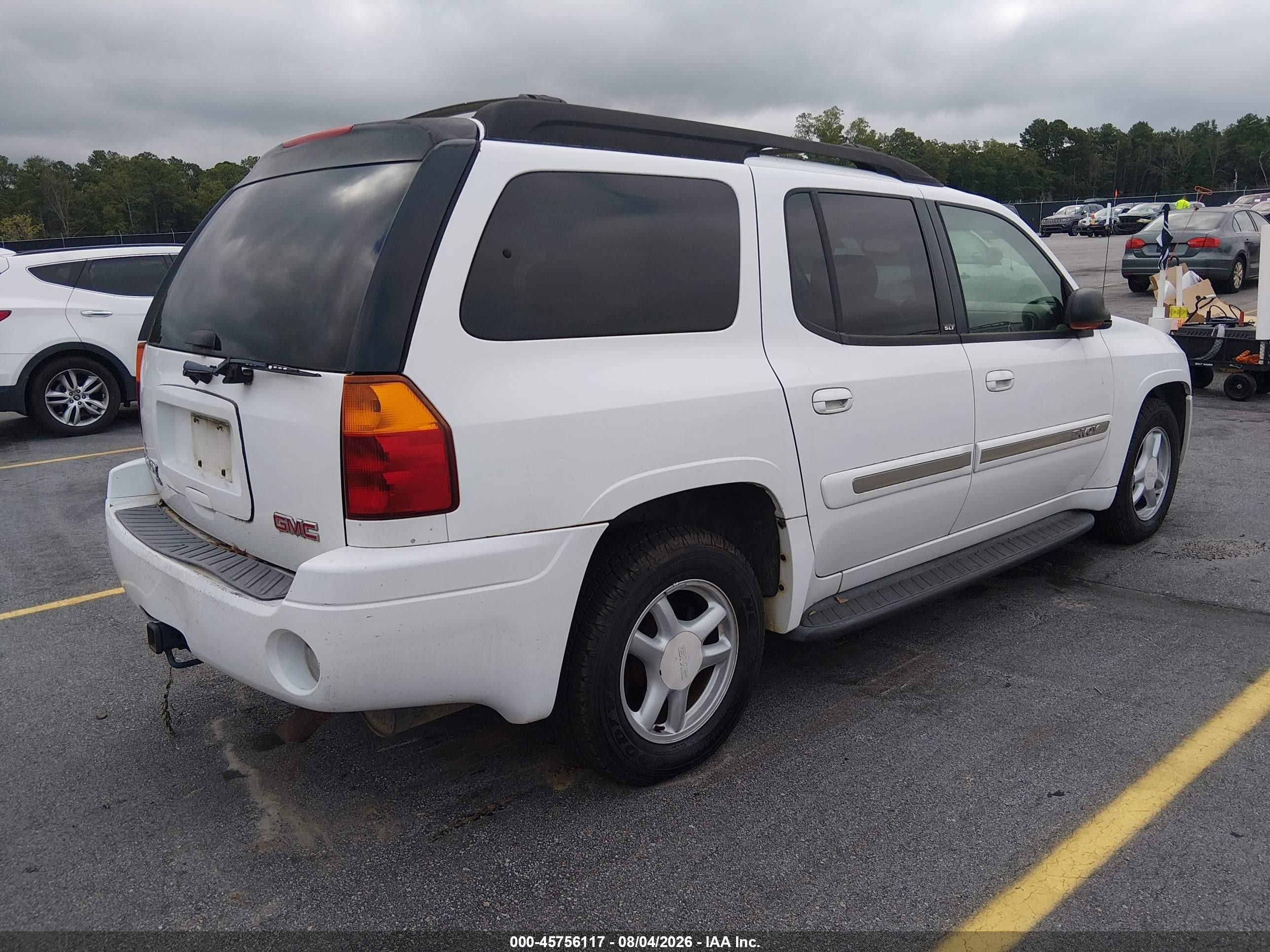 2003 Gmc Envoy Xl Slt White vin: 1GKES16S636127582