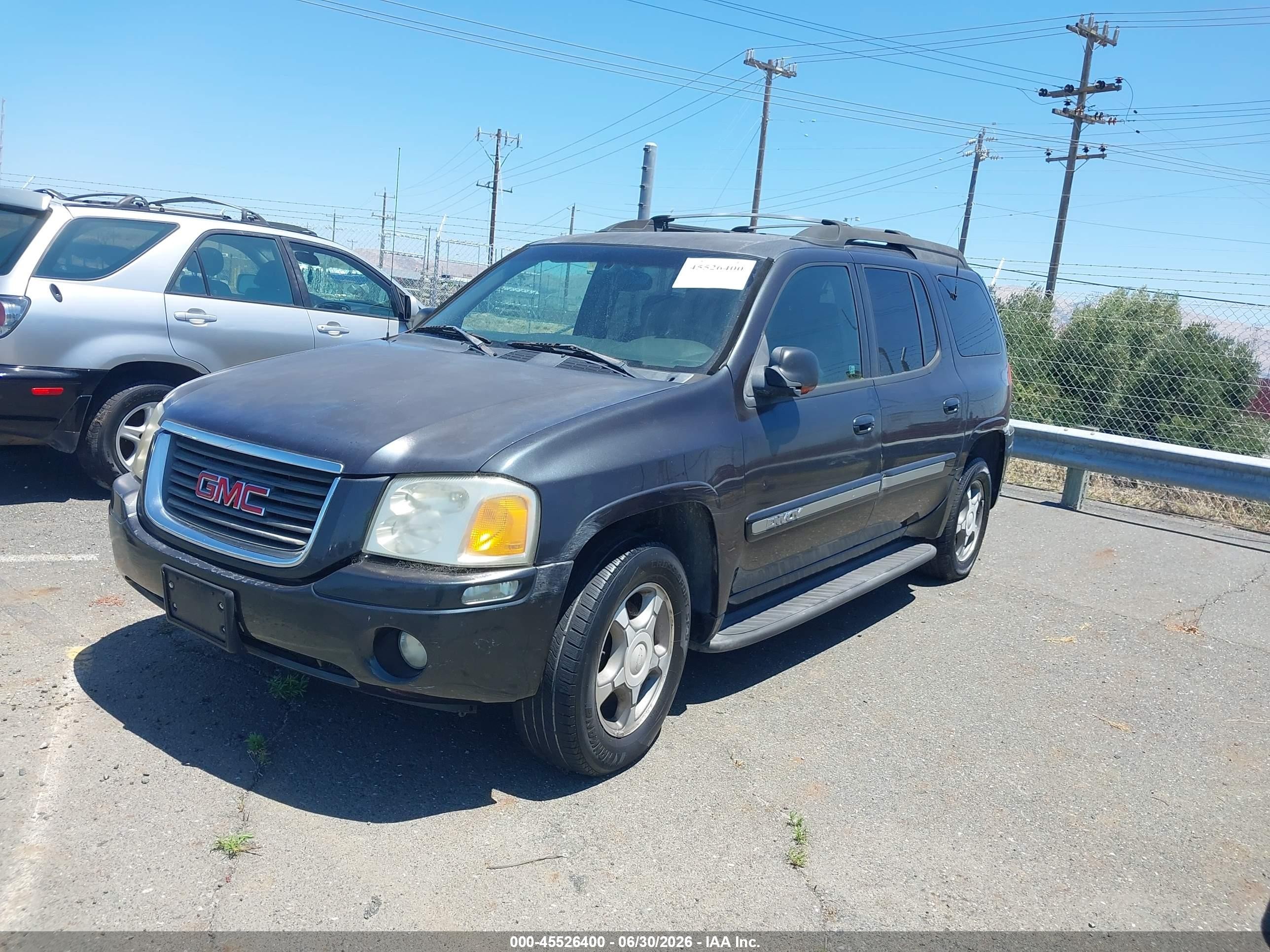 2003 Gmc Envoy Xl Slt Черный vin: 1GKES16S636188432