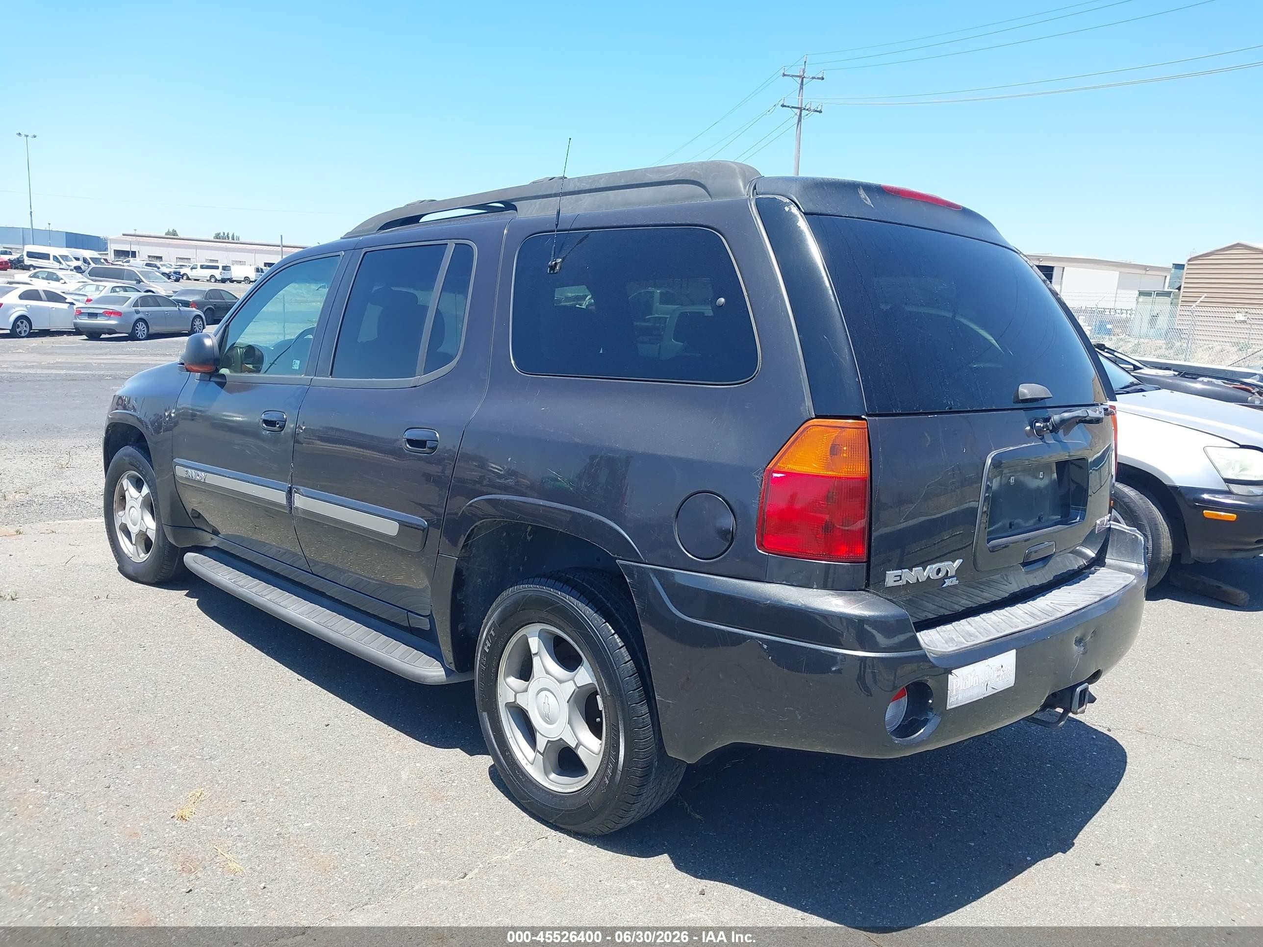 2003 Gmc Envoy Xl Slt Черный vin: 1GKES16S636188432