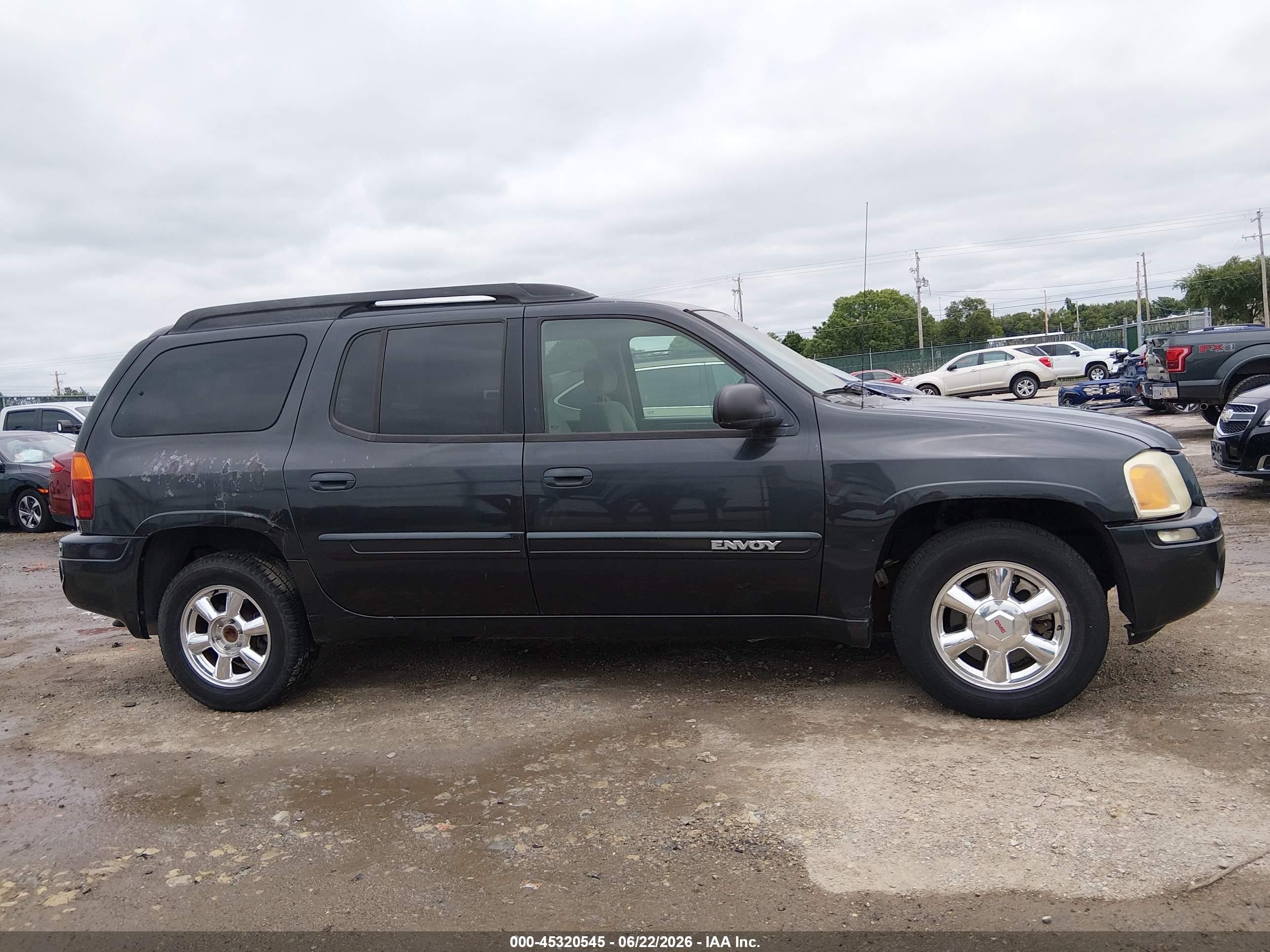 2003 Gmc Envoy Xl Sle Black vin: 1GKES16S636211207