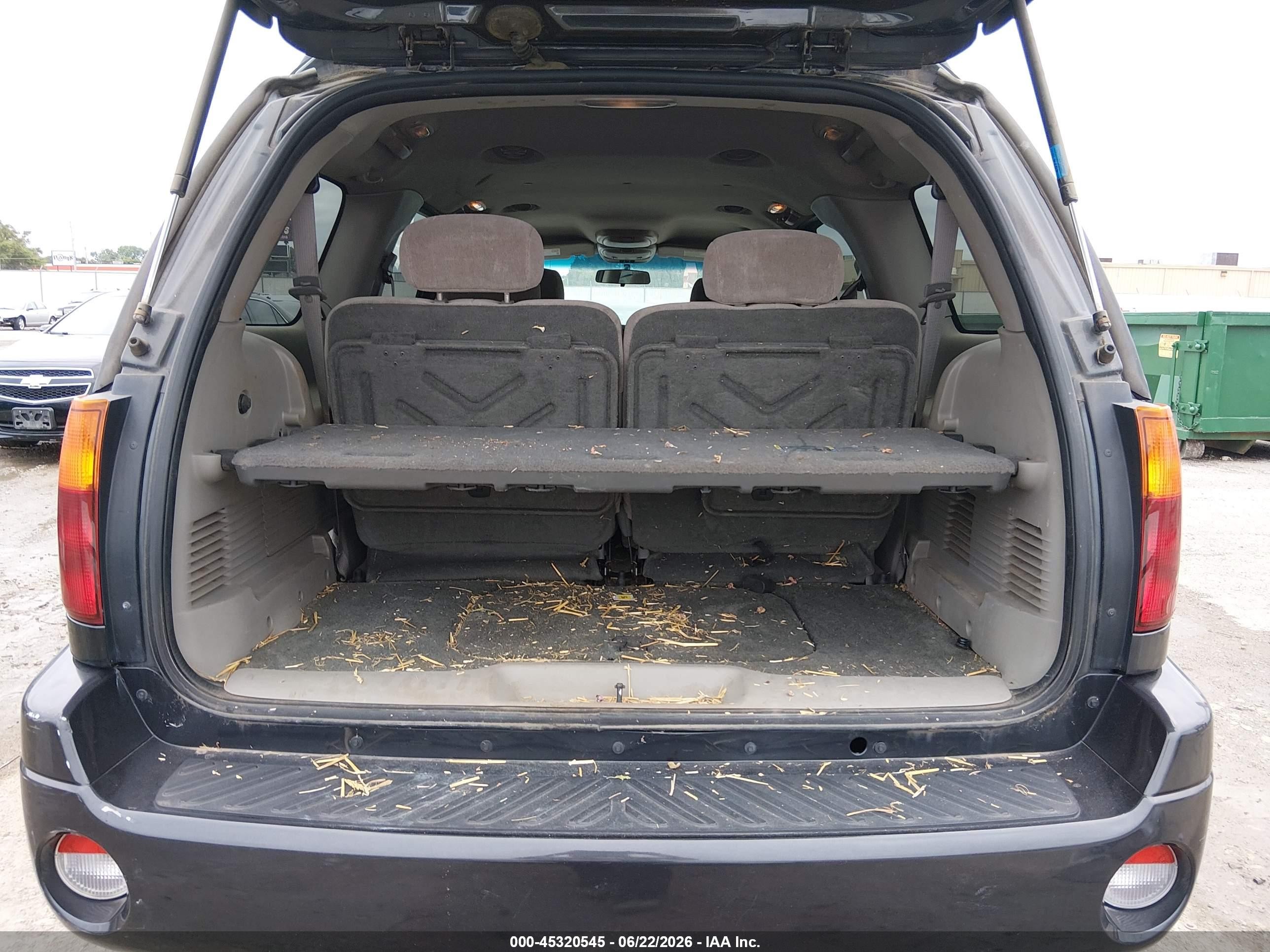 2003 Gmc Envoy Xl Sle Black vin: 1GKES16S636211207