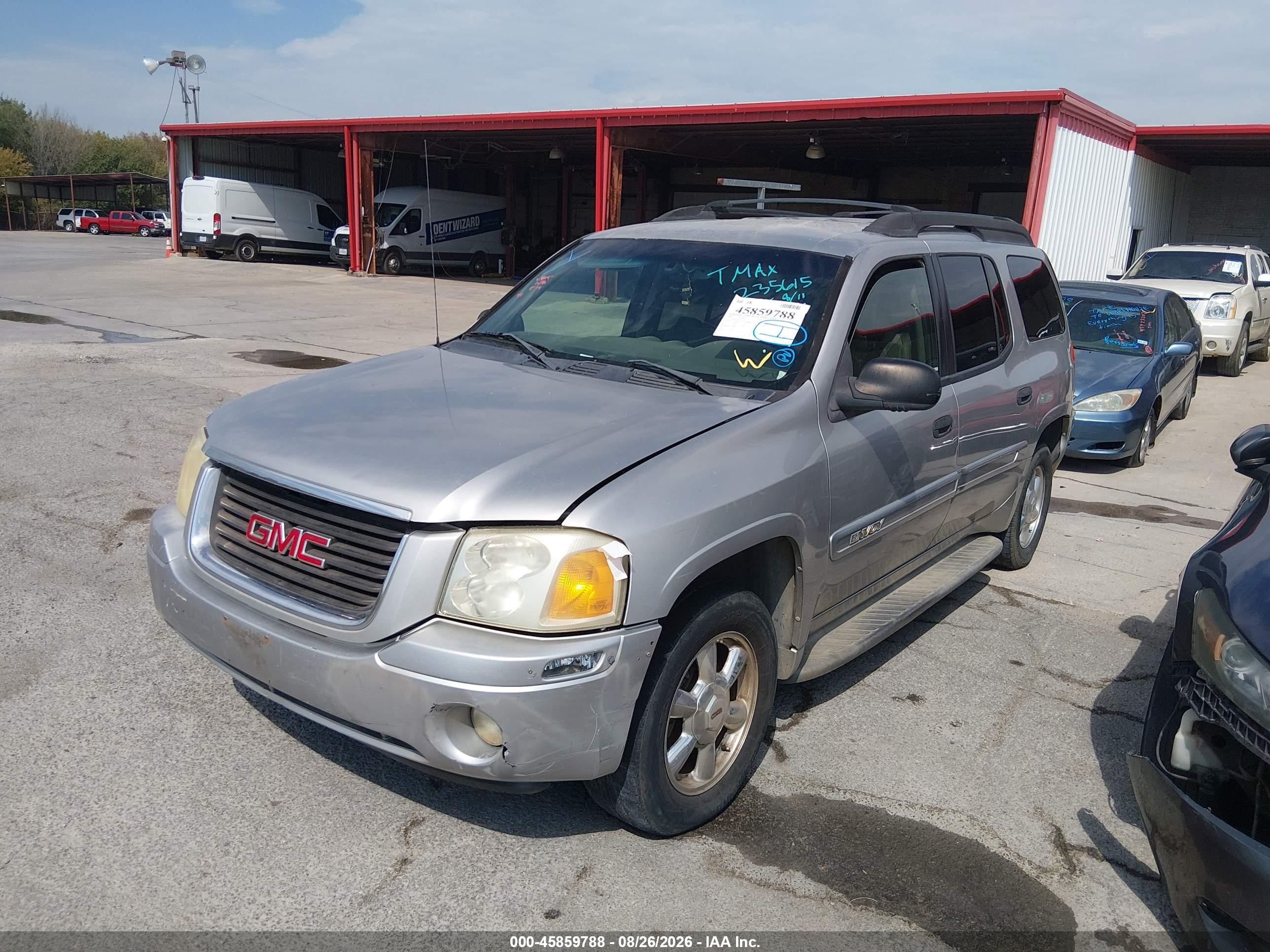2004 Gmc Envoy Xl Sle Gray vin: 1GKES16S746235615