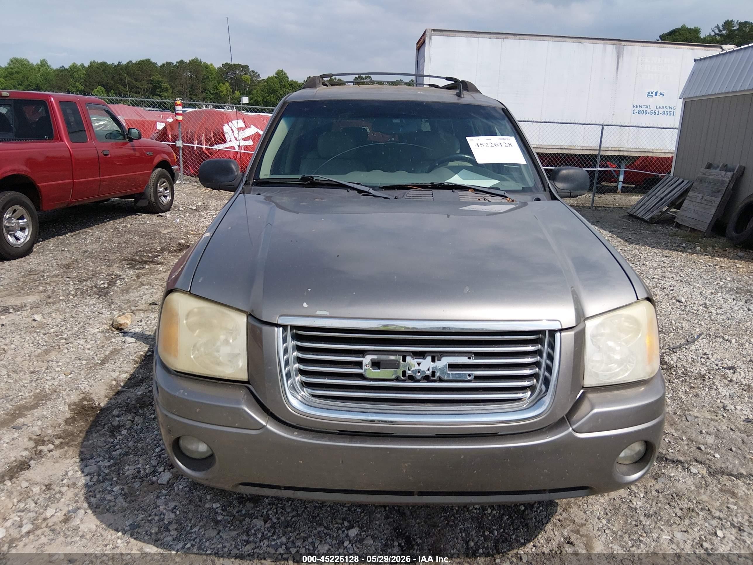 2006 Gmc Envoy Xl Sle Gray vin: 1GKES16S766137722