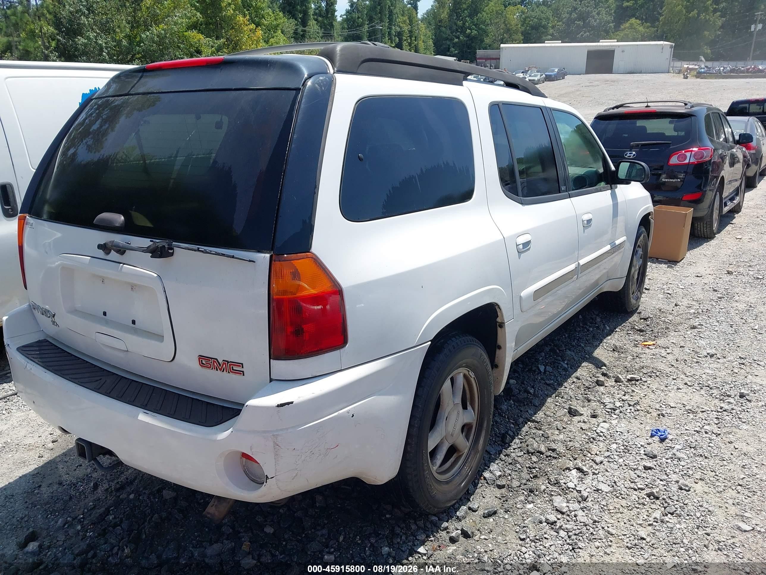 2002 Gmc Envoy Xl Slt White vin: 1GKES16S826116002