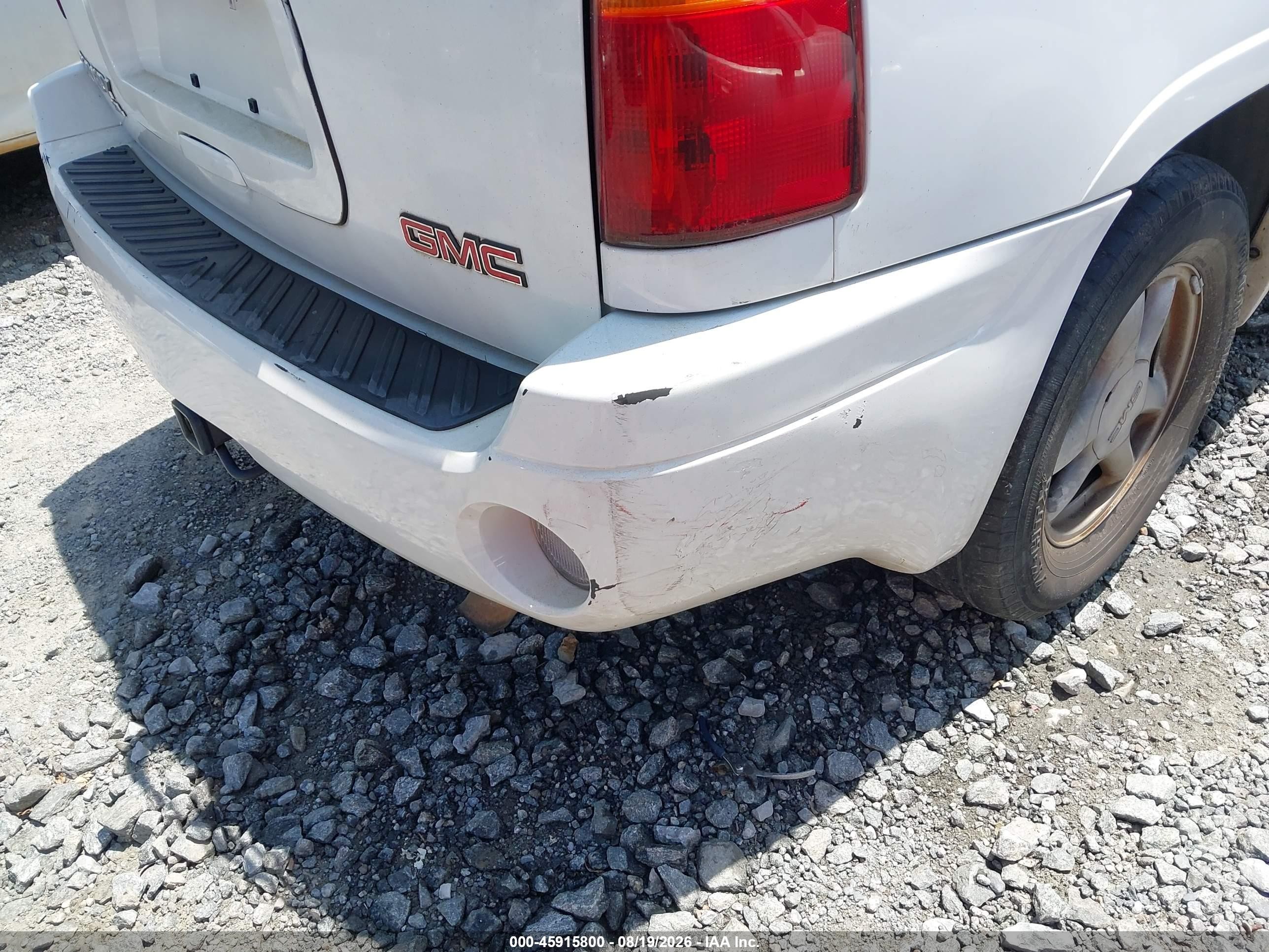 2002 Gmc Envoy Xl Slt White vin: 1GKES16S826116002