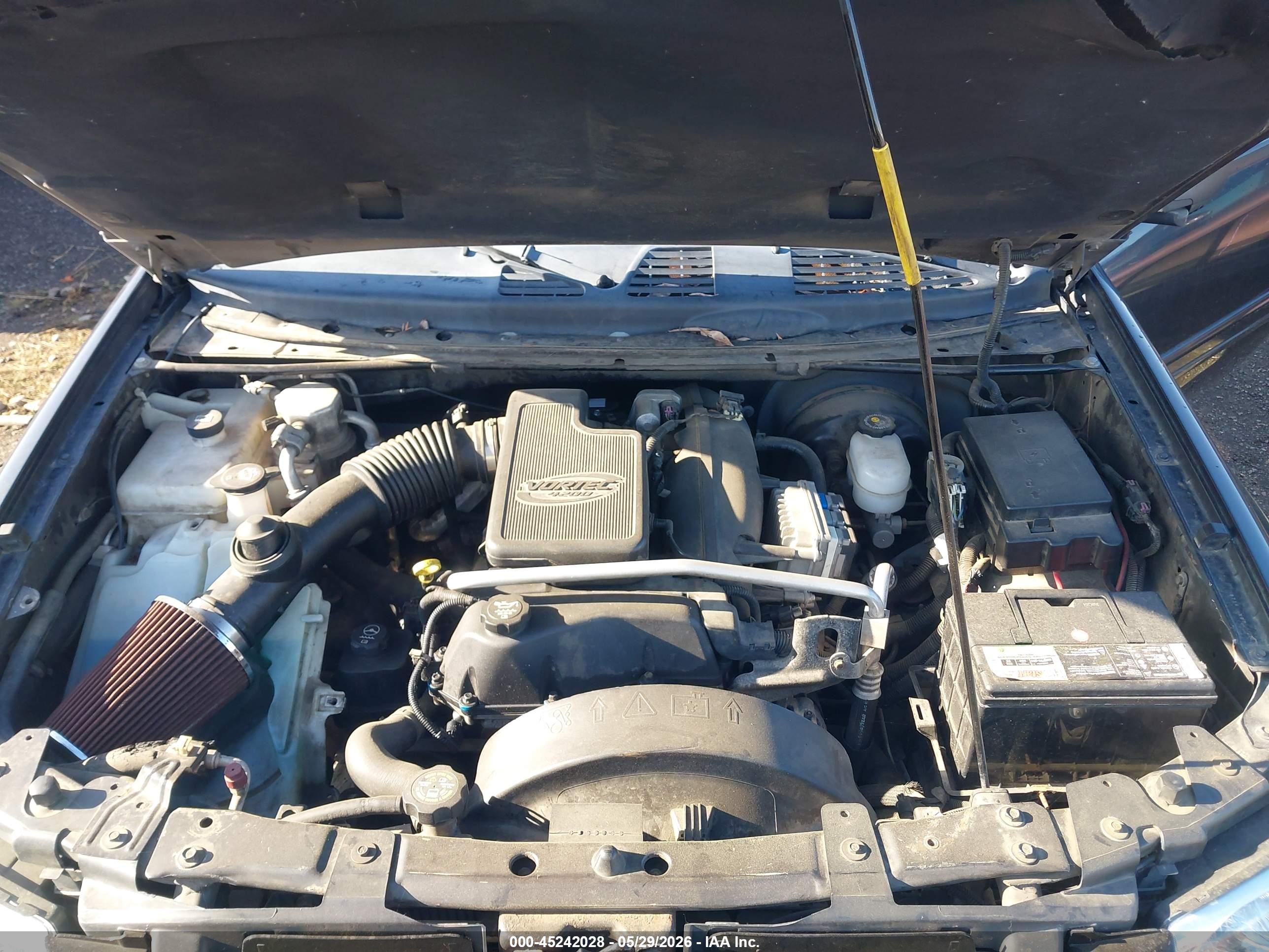 2004 Gmc Envoy Xl Sle Черный vin: 1GKES16S846205121
