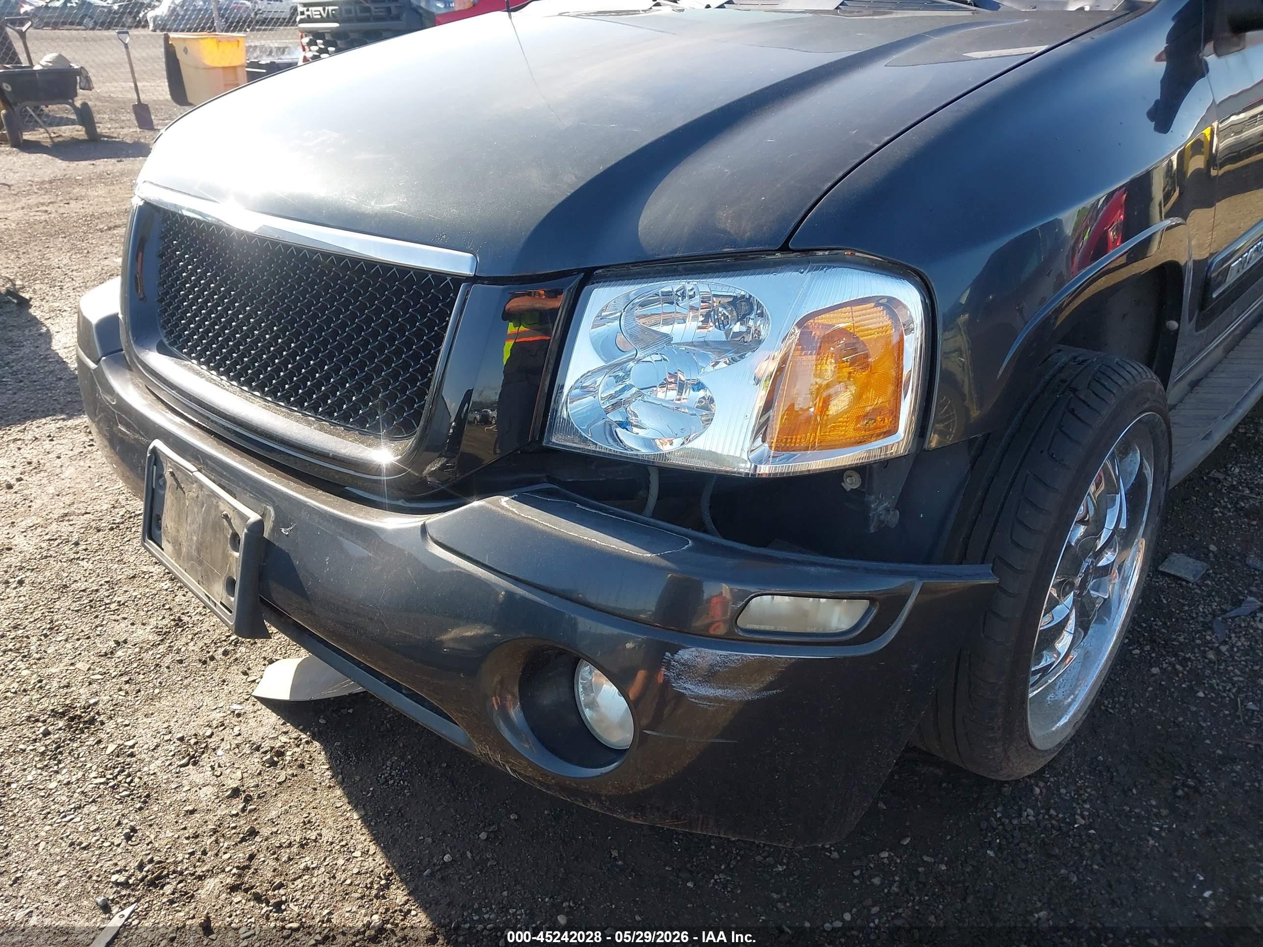 2004 Gmc Envoy Xl Sle Черный vin: 1GKES16S846205121