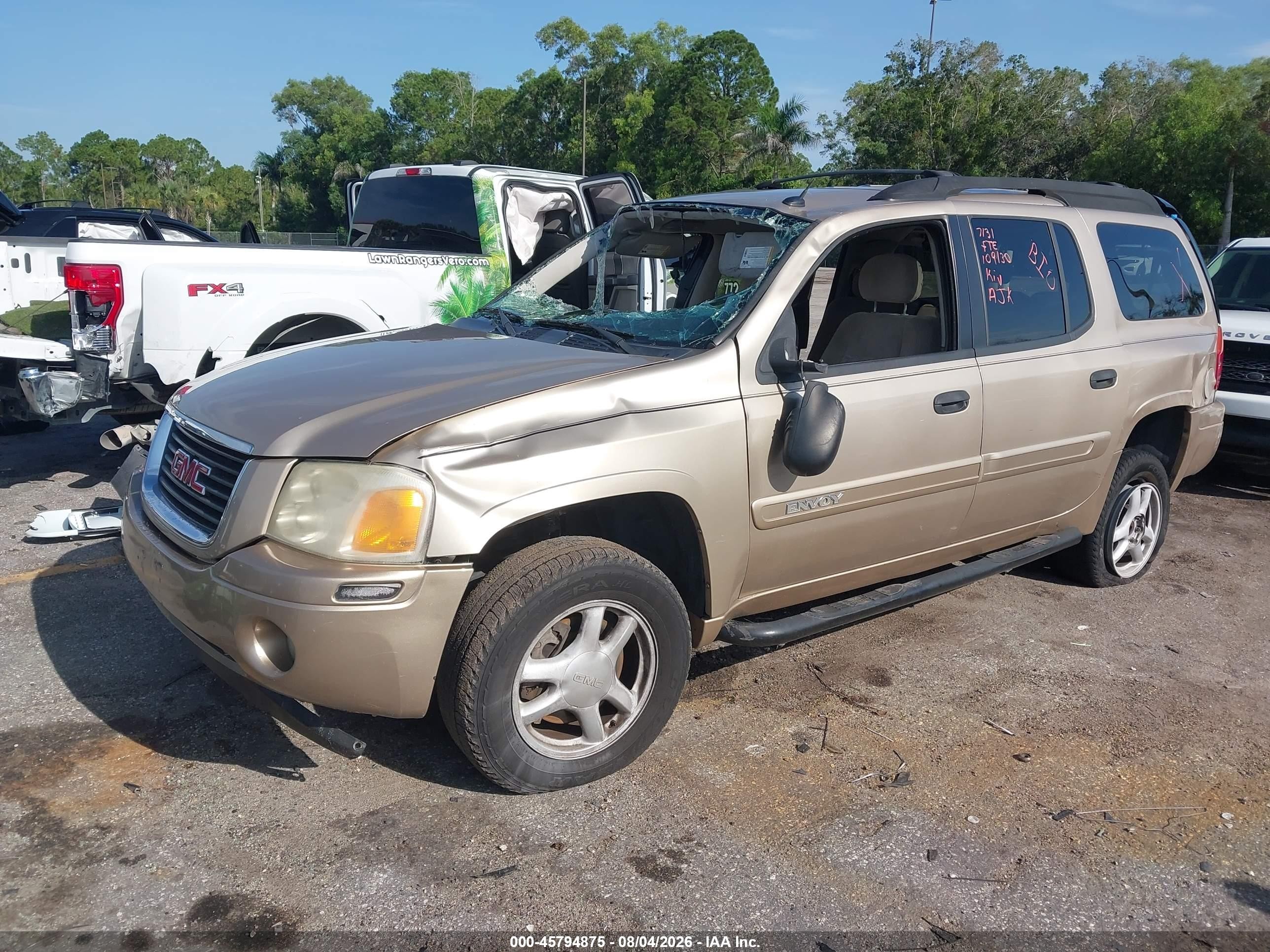 2005 Gmc Envoy Xl Sle Tan vin: 1GKES16S956109130