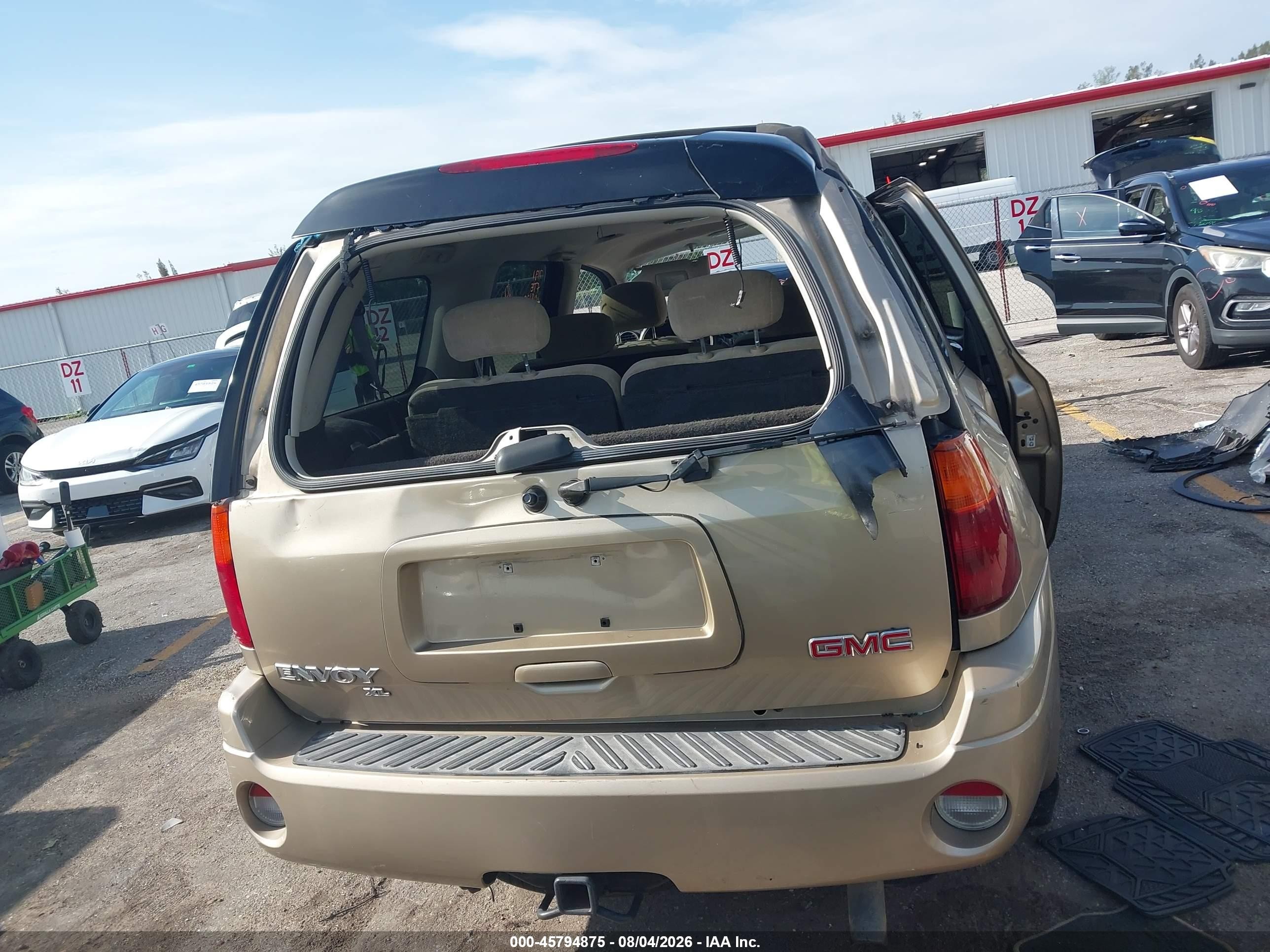2005 Gmc Envoy Xl Sle Tan vin: 1GKES16S956109130