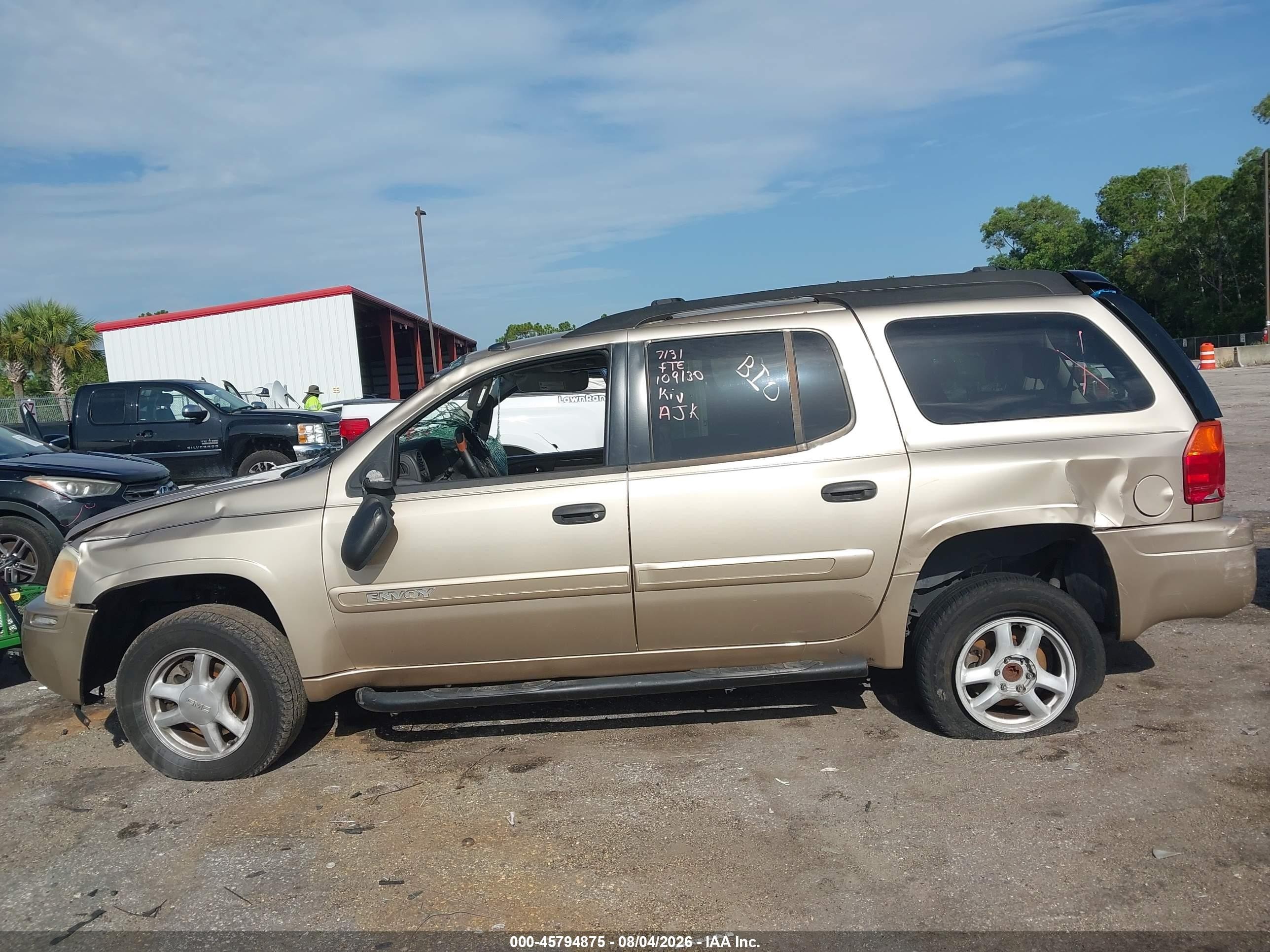2005 Gmc Envoy Xl Sle Tan vin: 1GKES16S956109130