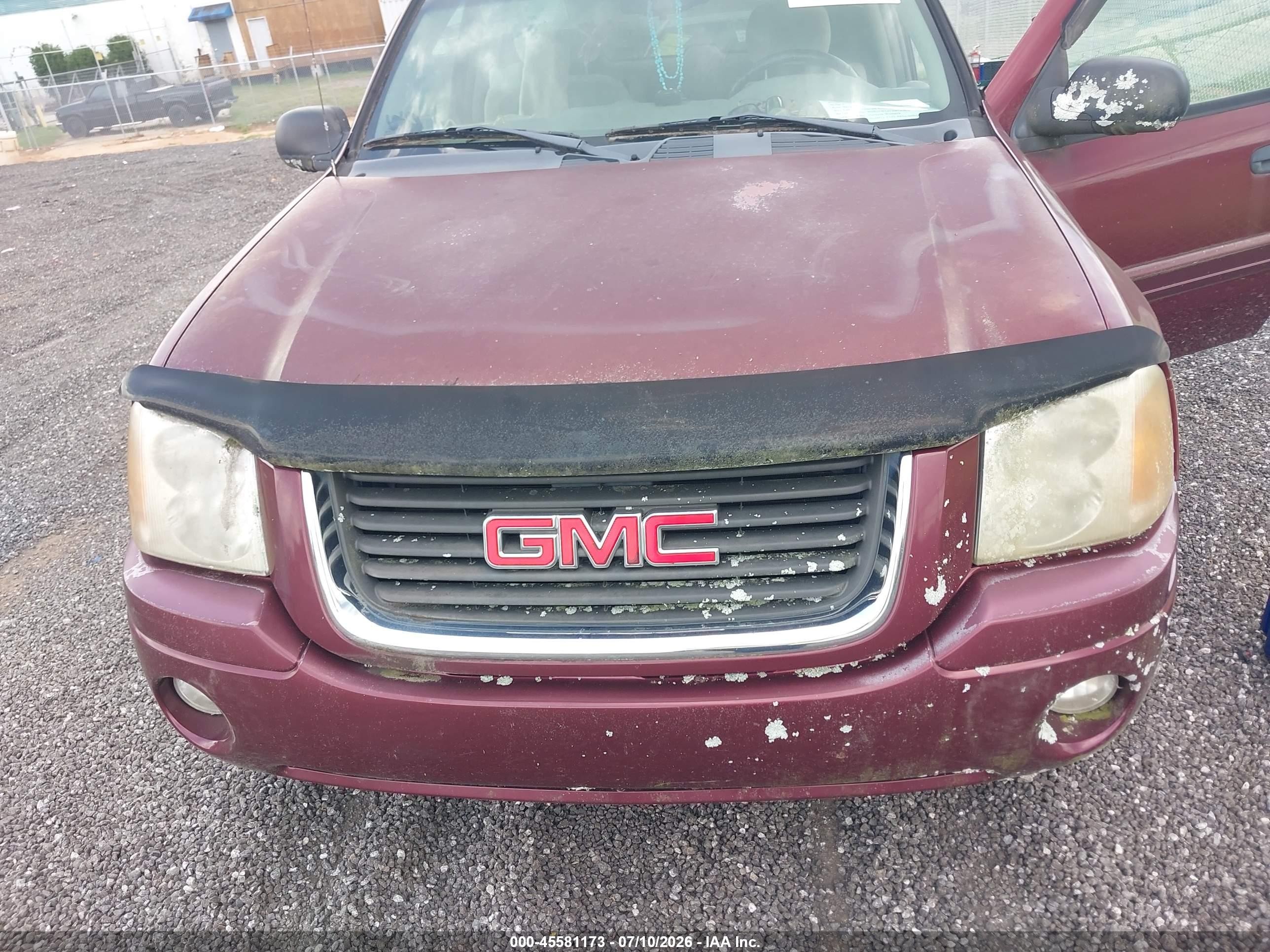 2005 Gmc Envoy Xl Sle Burgundy vin: 1GKES16S956126039