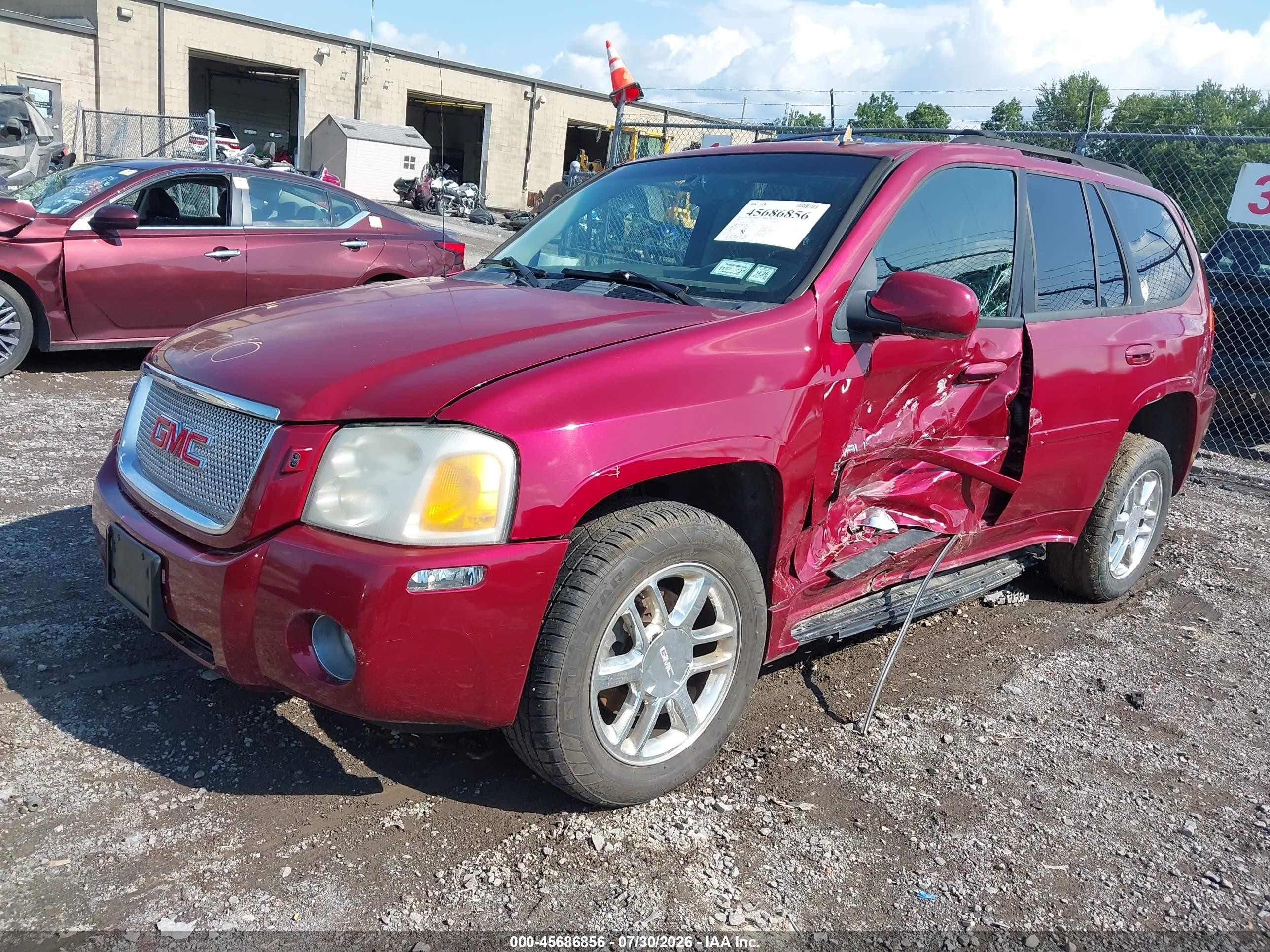 2007 Gmc Envoy Denali Burgundy vin: 1GKES63M172145388