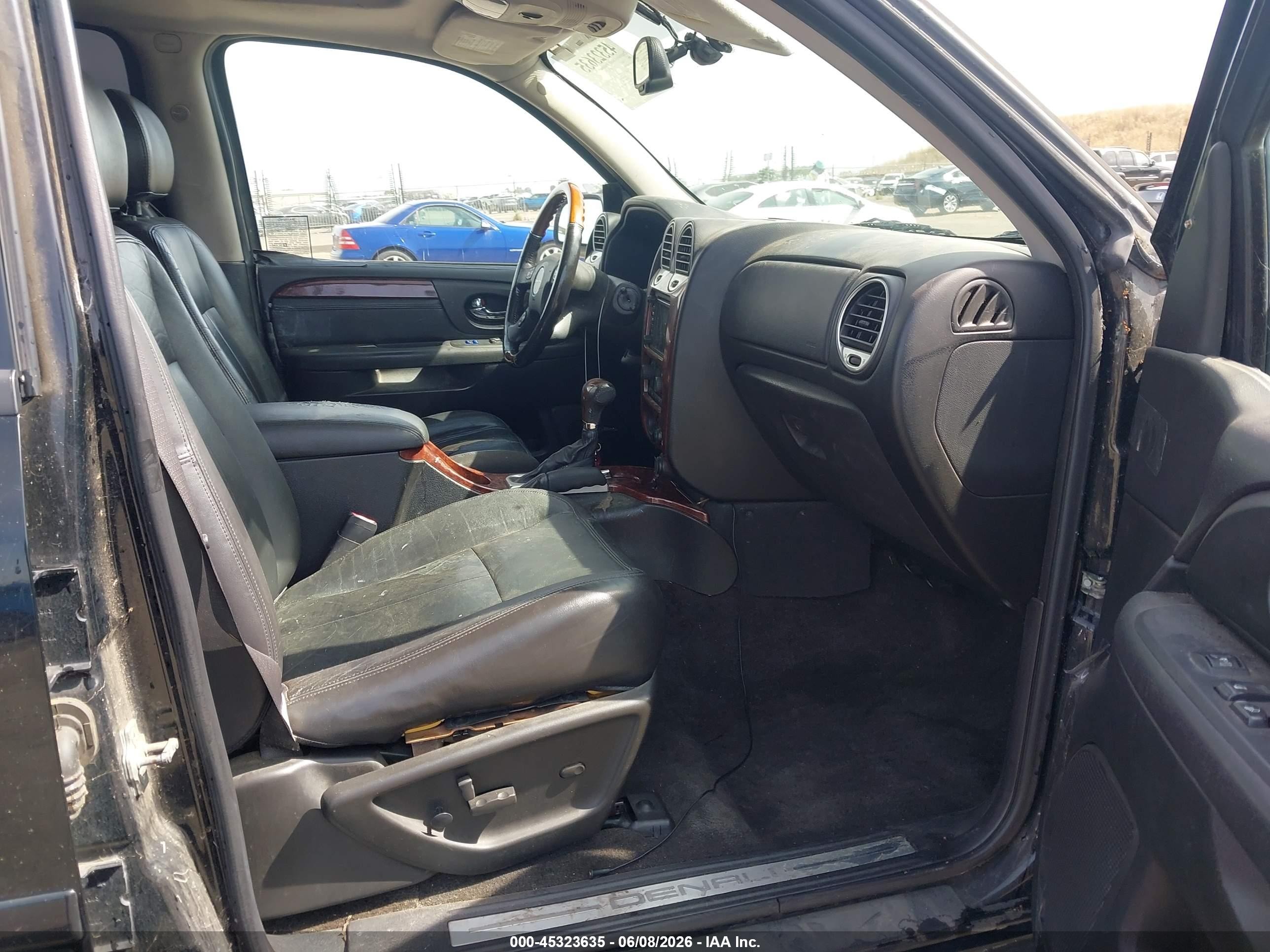 2006 Gmc Envoy Denali Black vin: 1GKES63M462264504
