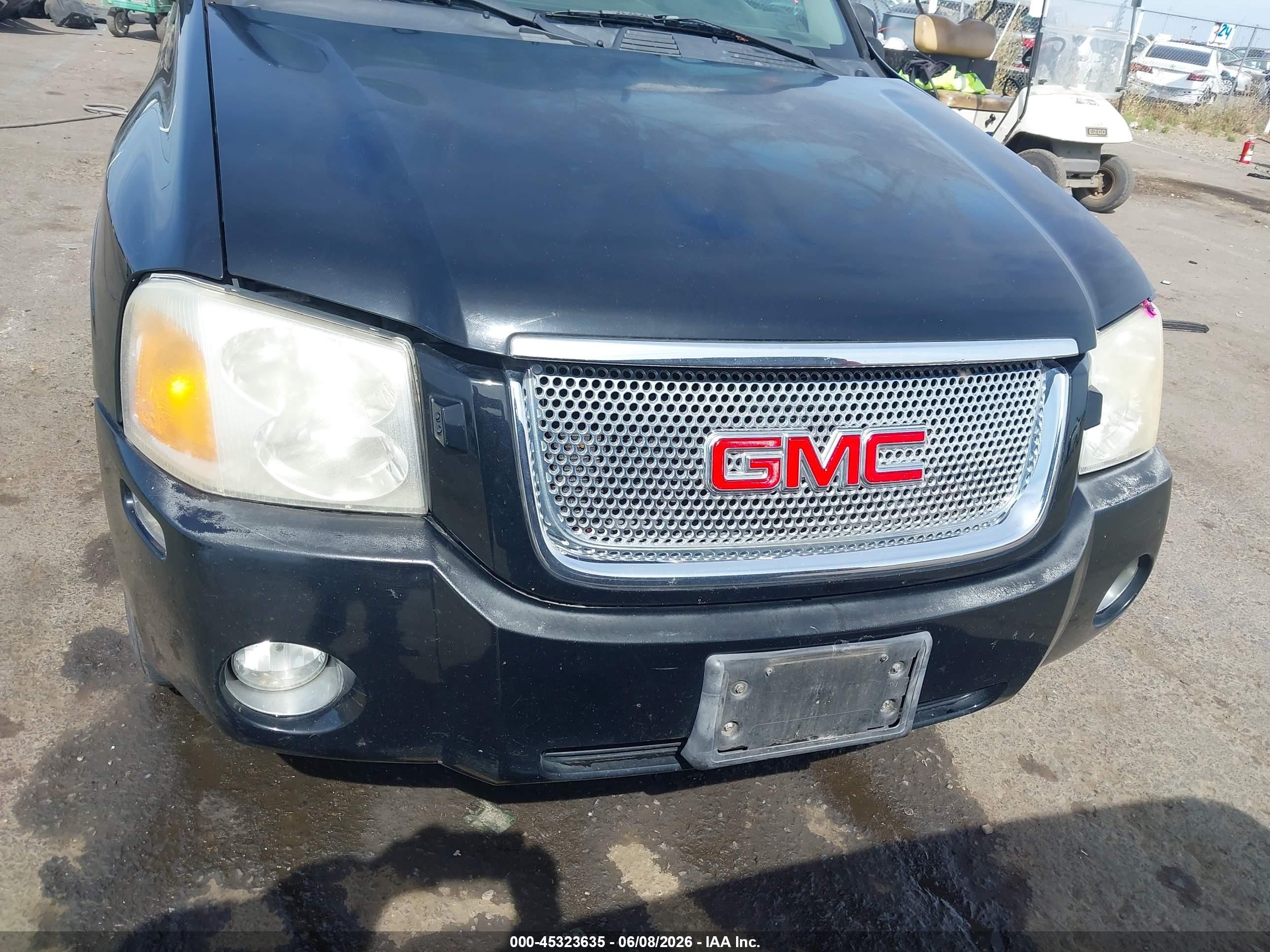 2006 Gmc Envoy Denali Black vin: 1GKES63M462264504
